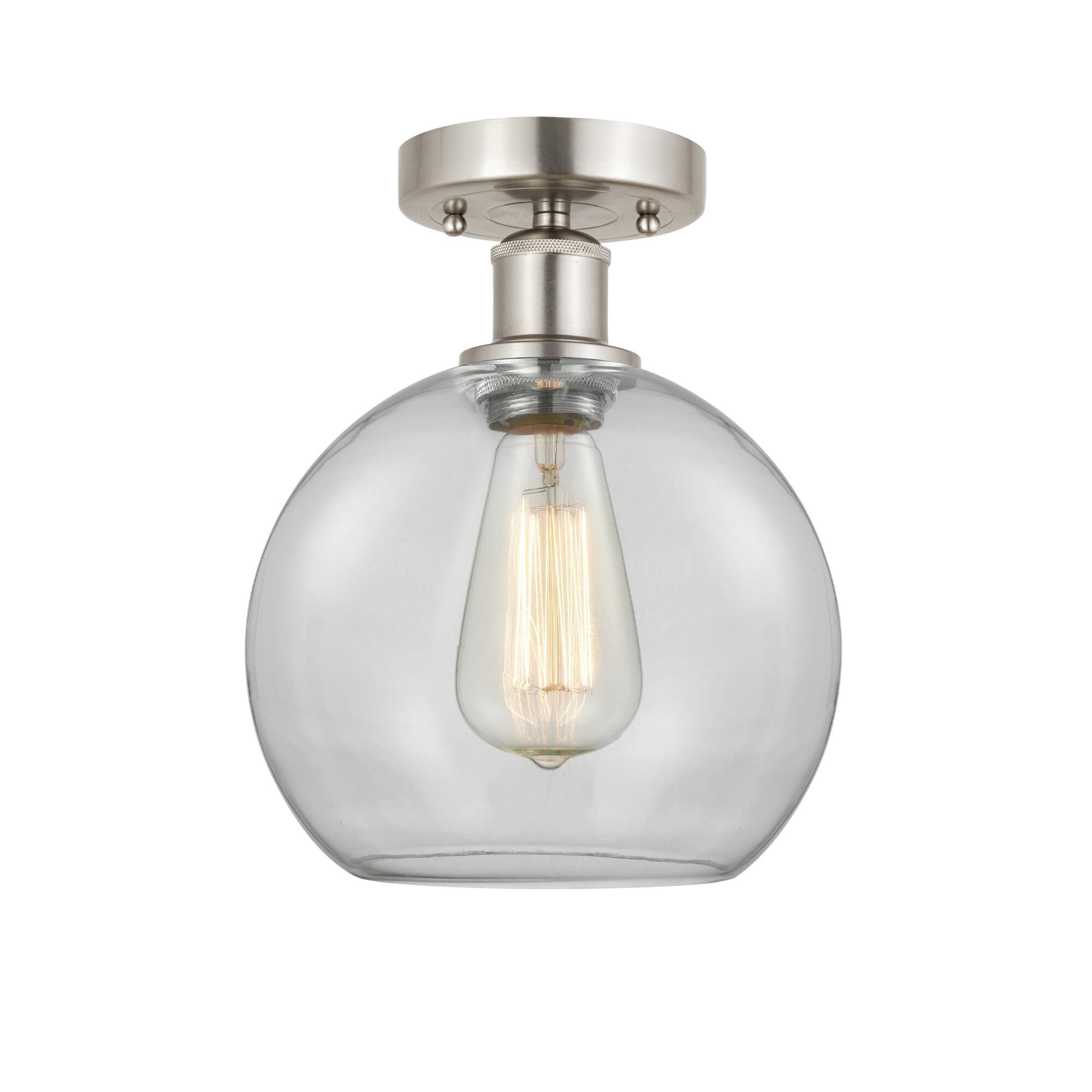 Bruno Marashlian Athens 8 Inch 1 Light Semi Flush Mount by Innovations Lighting