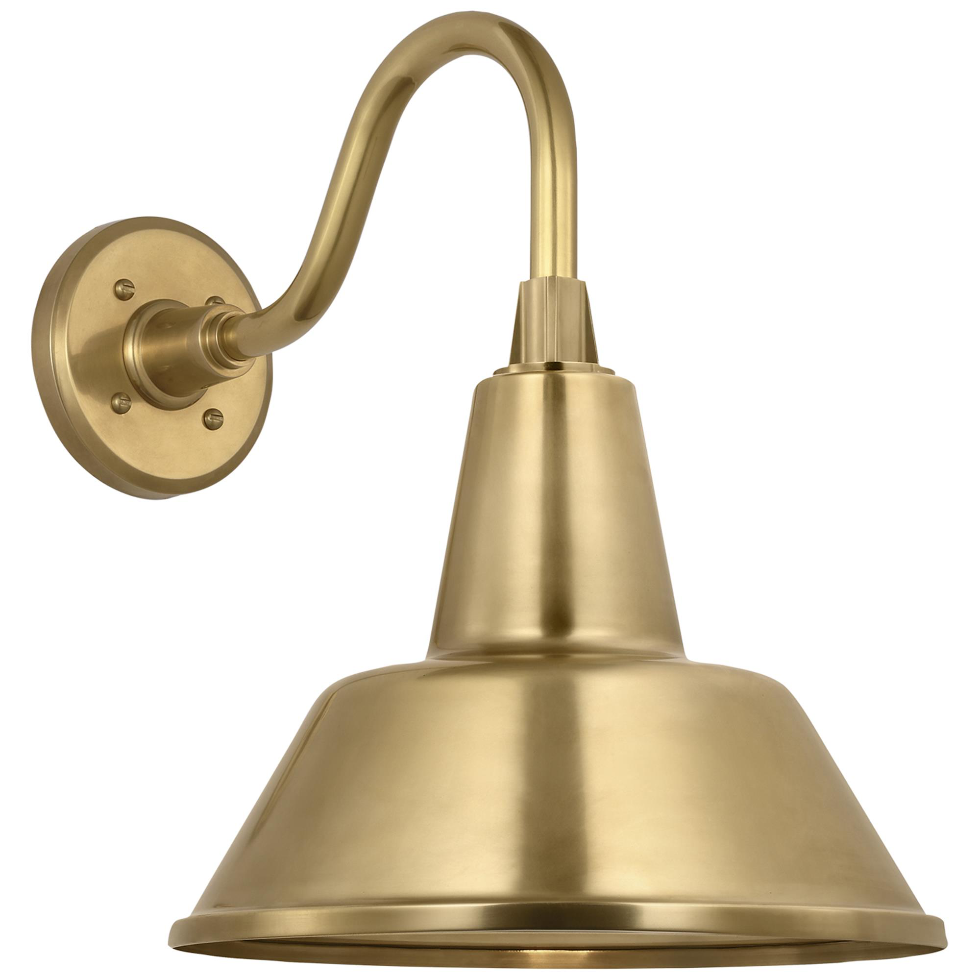 Shown in Hand-Rubbed Antique Brass finish and Hand-Rubbed Antique Brass Bowers shade