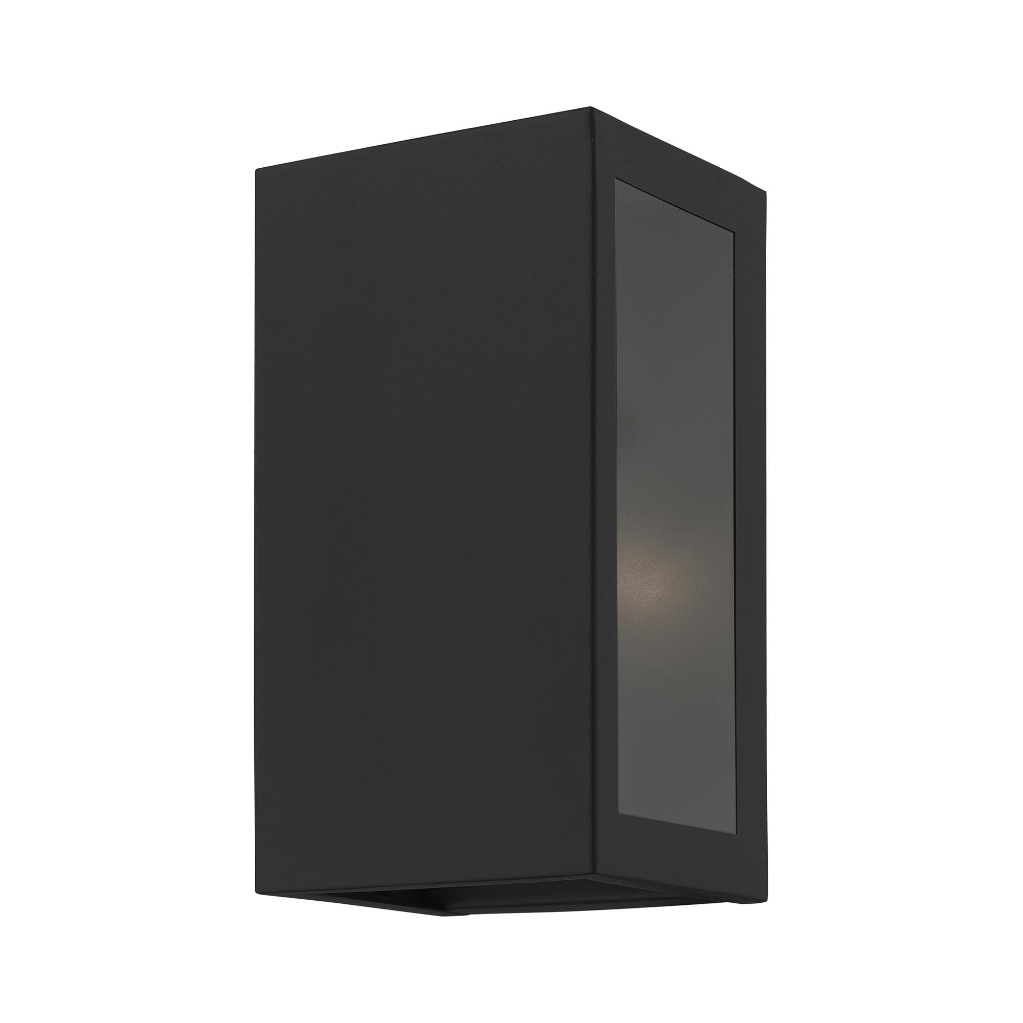 Shown in Textured Black with Brushed Nickel Candles finish and Clear glass