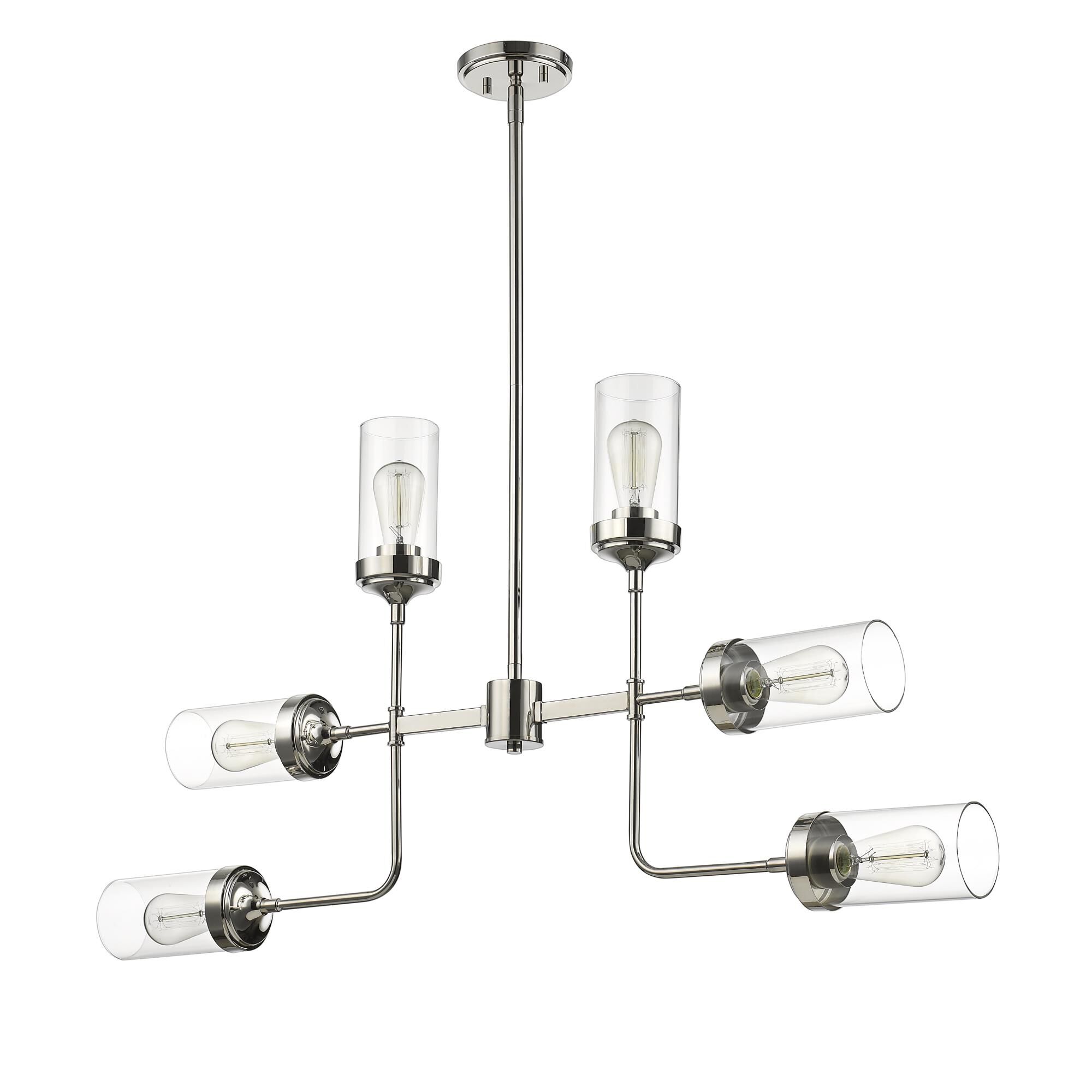Calliope 41 Inch 6 Light Chandelier by Z-Lite