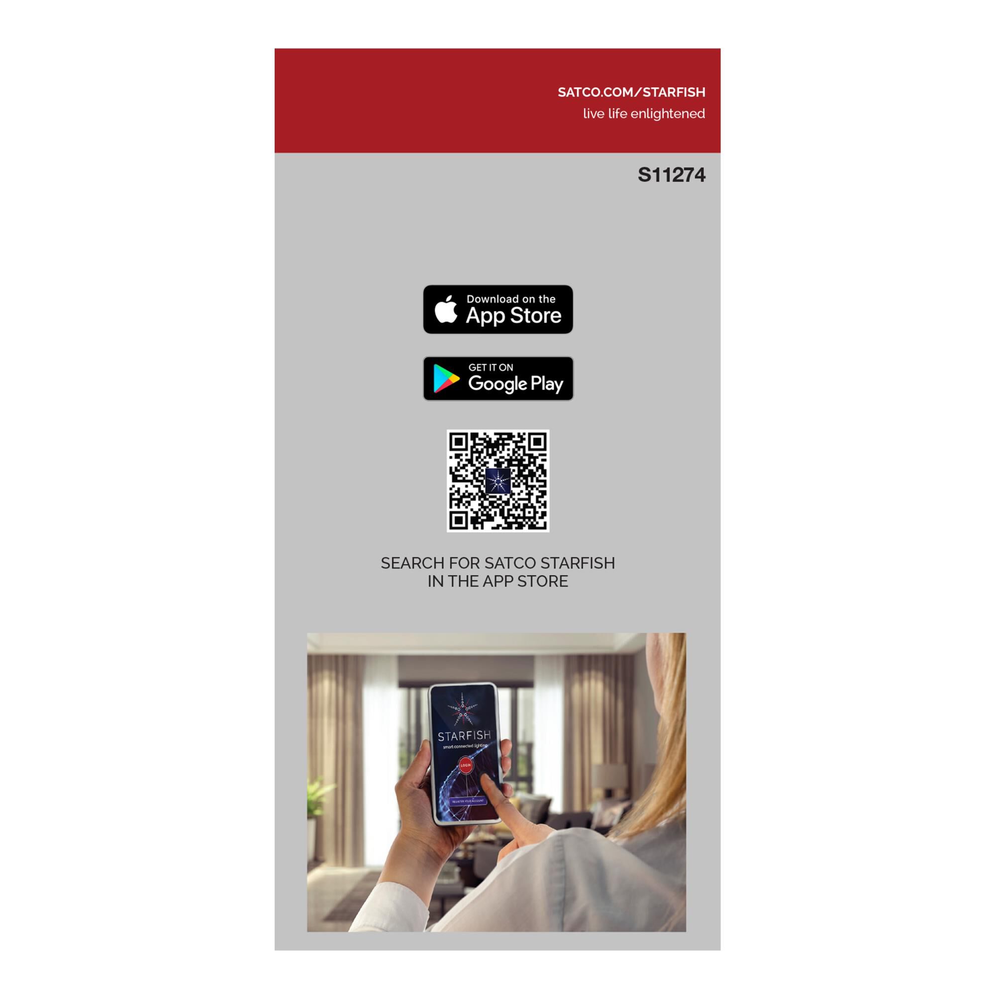 Dimmable 7.5 Watt 2200-5000K A19 LED Light Bulb by Satco