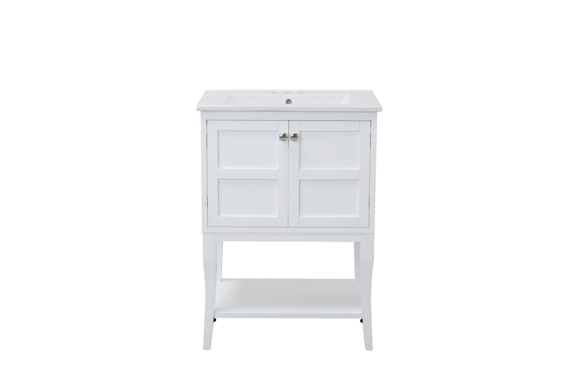 Shown in White finish