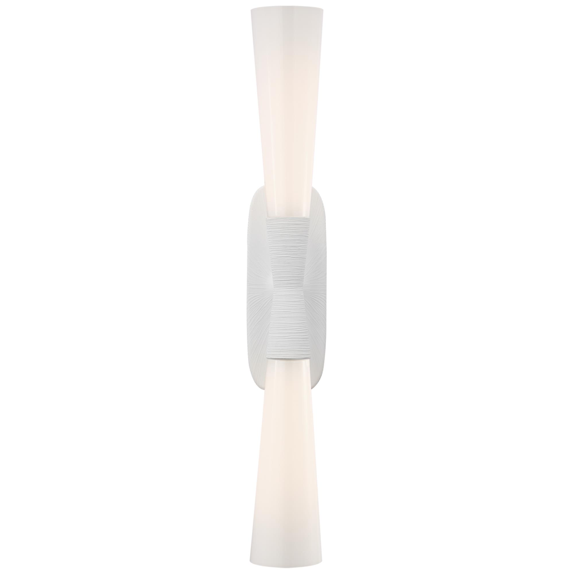 Shown in Polished Nickel finish and White glass