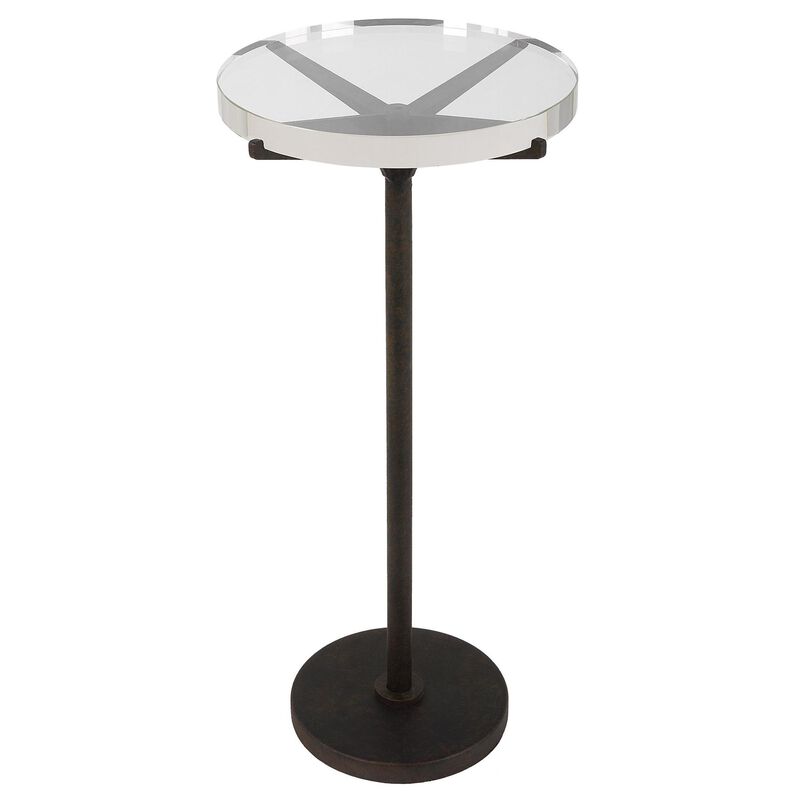 Forge 25 Inch Accent Table by Uttermost