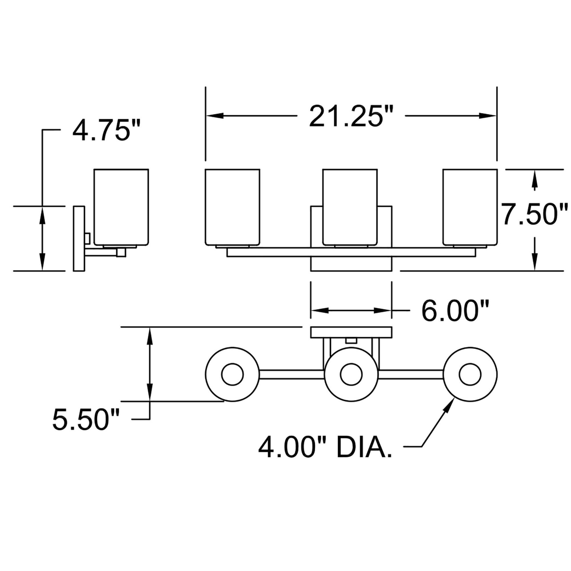 Shown in Brushed Steel finish and Opal glass