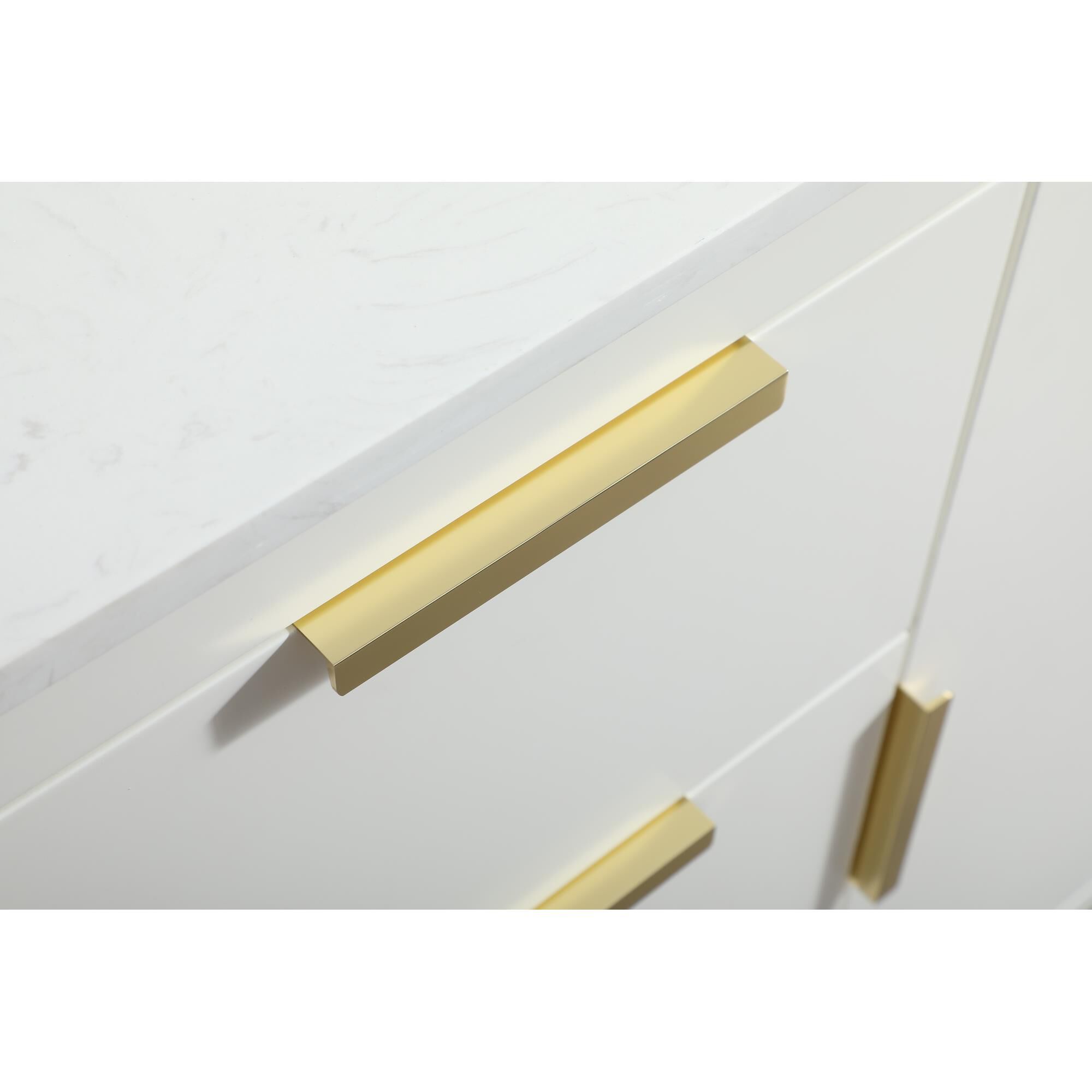 Shown in White finish