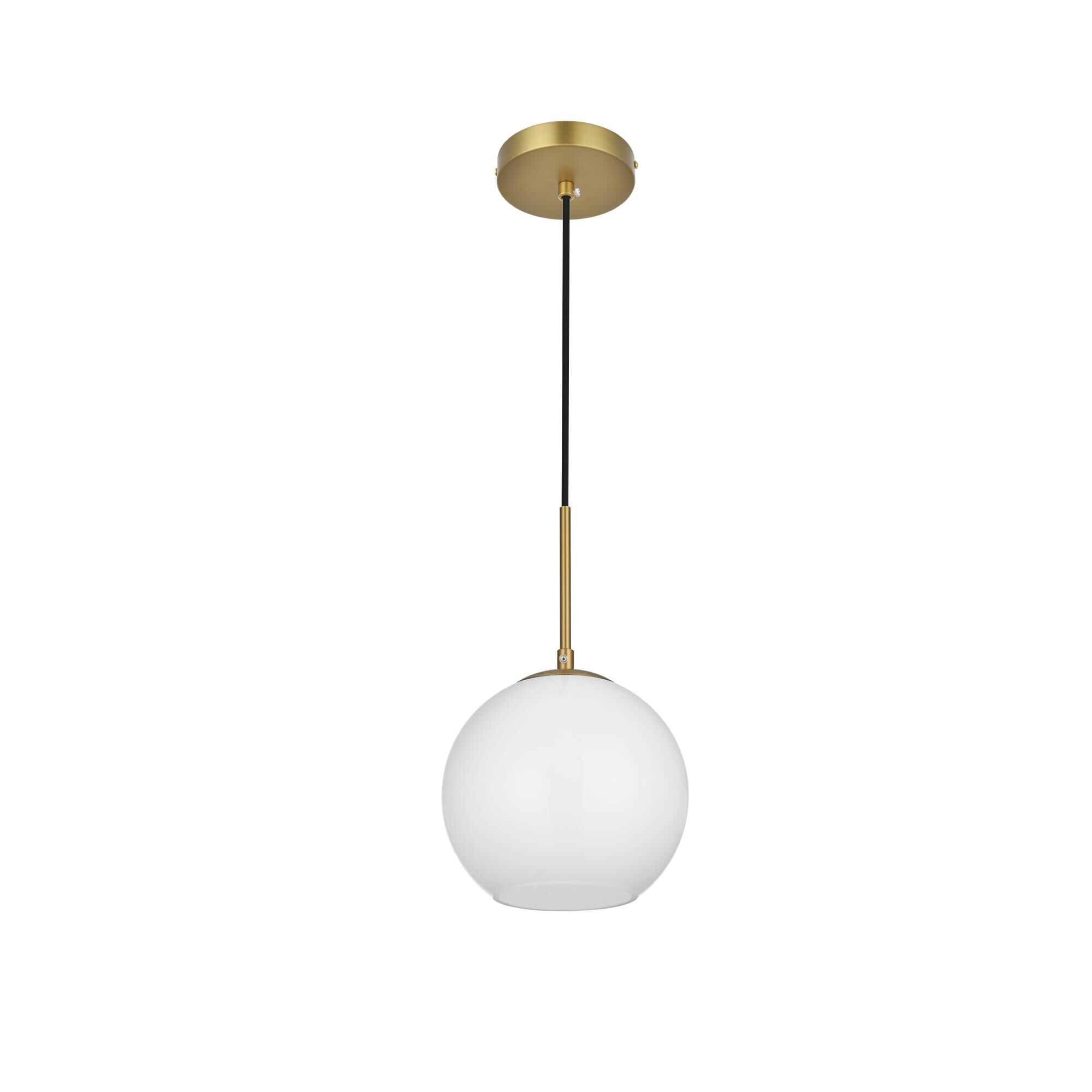 Baxter 8 Inch Mini Pendant by Elegant Lighting