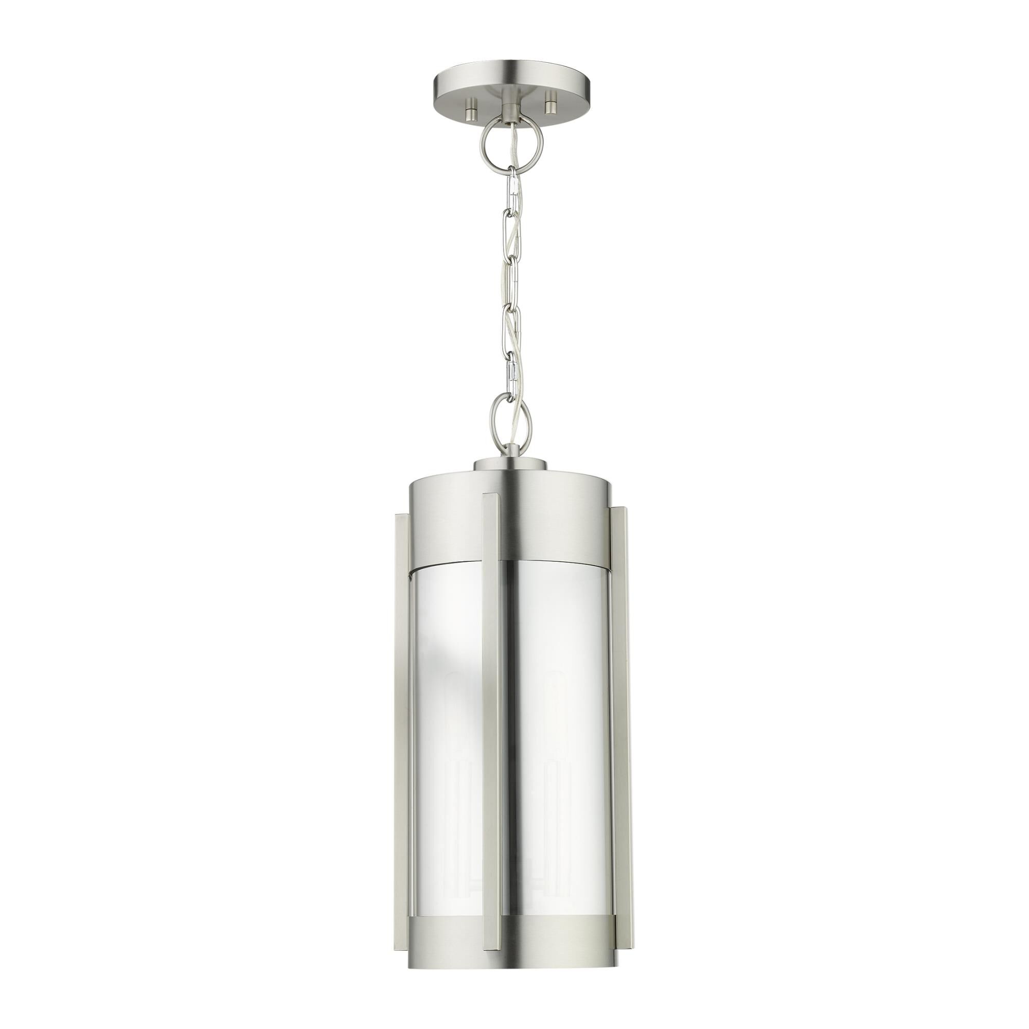 Sheridan 18 Inch Tall 2 Light Outdoor Hanging Lantern by Livex Lighting