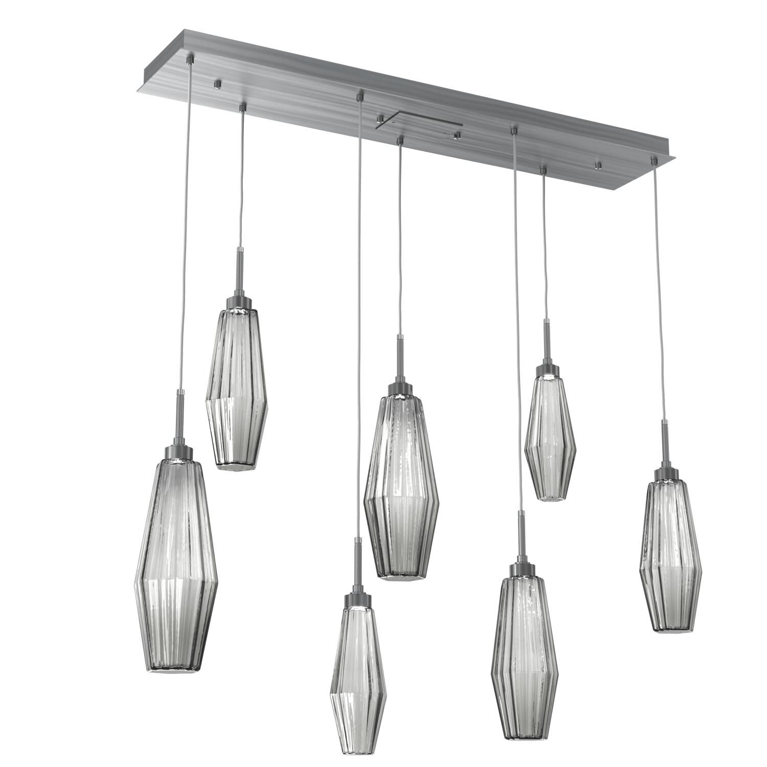 Aalto 45 Inch 7 Light LED Linear Suspension Light by Hammerton Studio