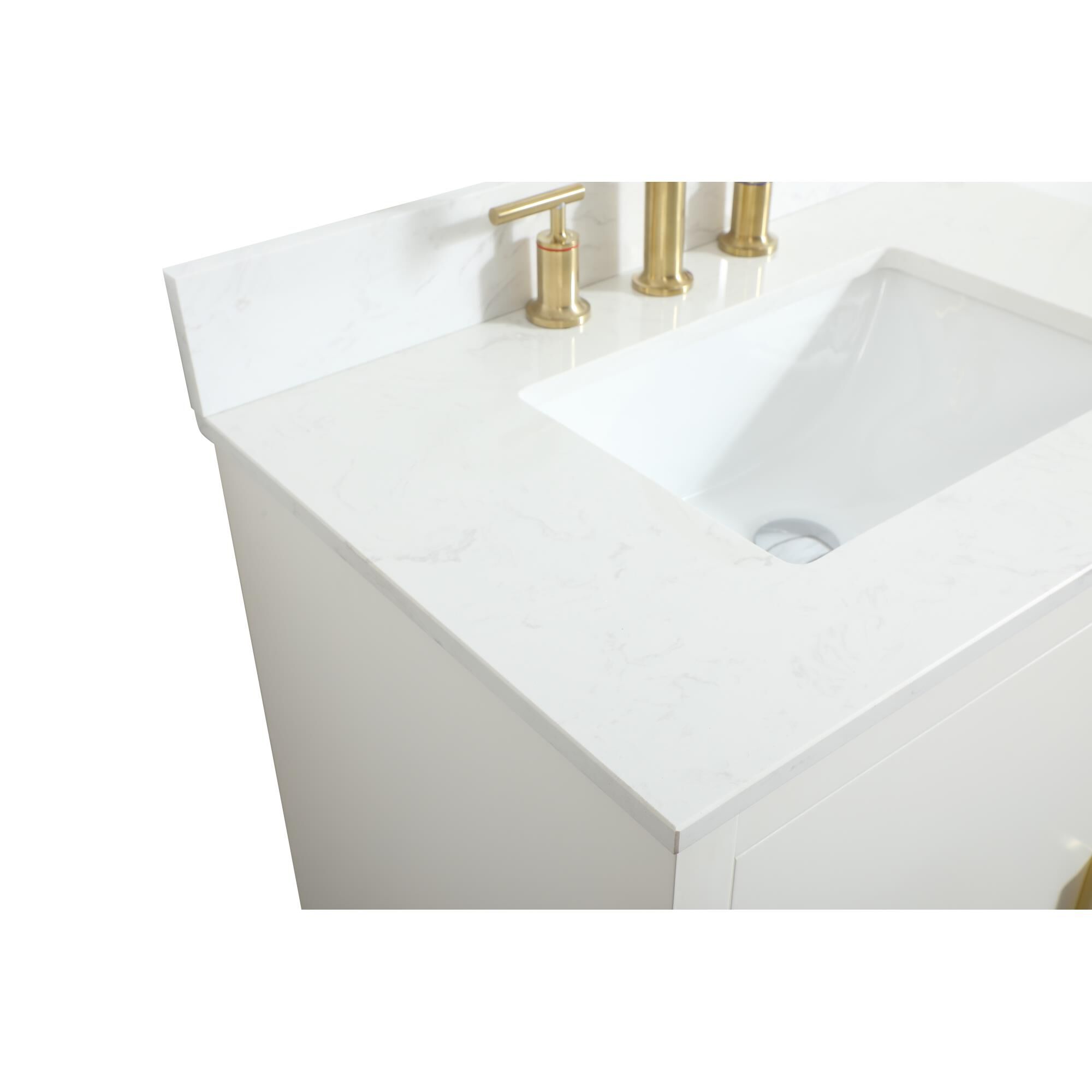 Shown in White finish