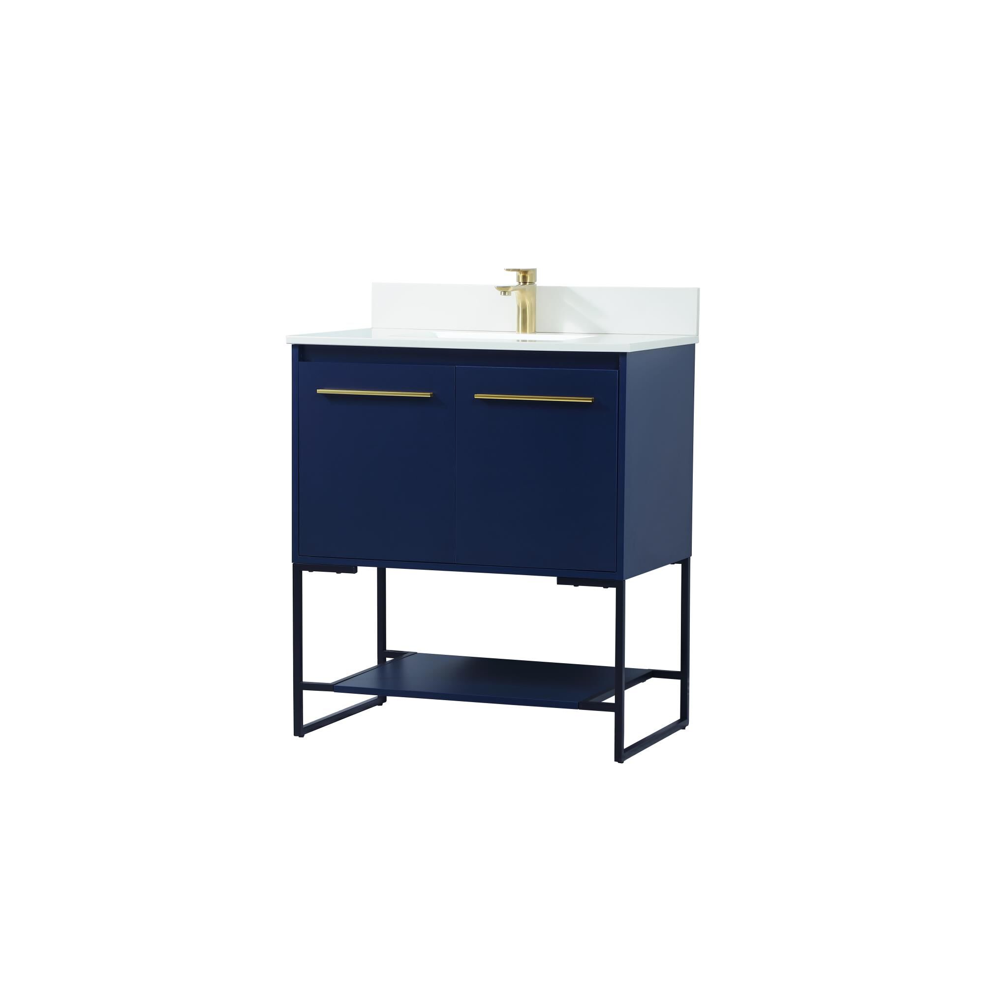 Shown in Blue finish