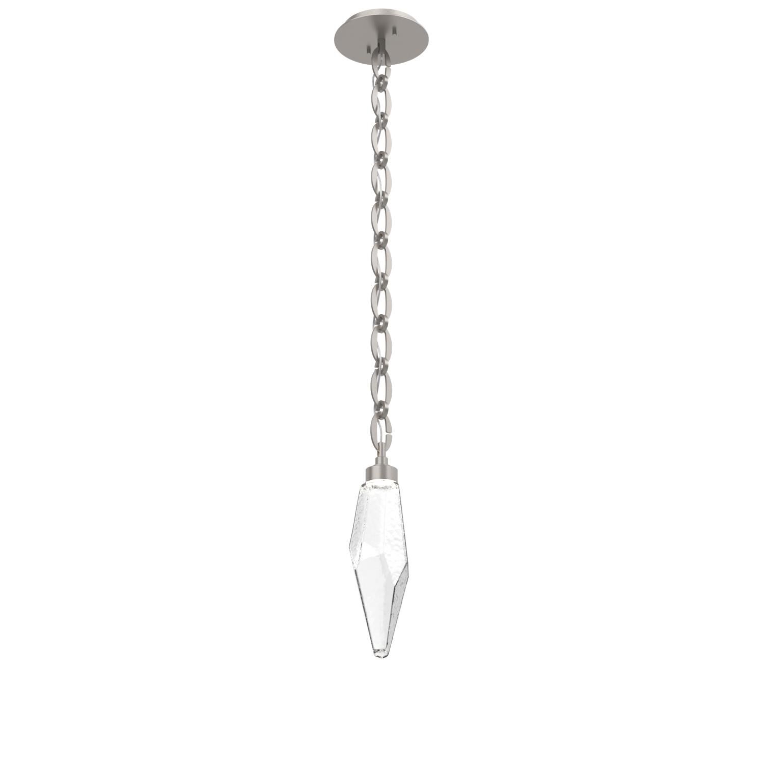 Levi Wilson Rock Crystal 6 Inch Mini Pendant by Hammerton Studio