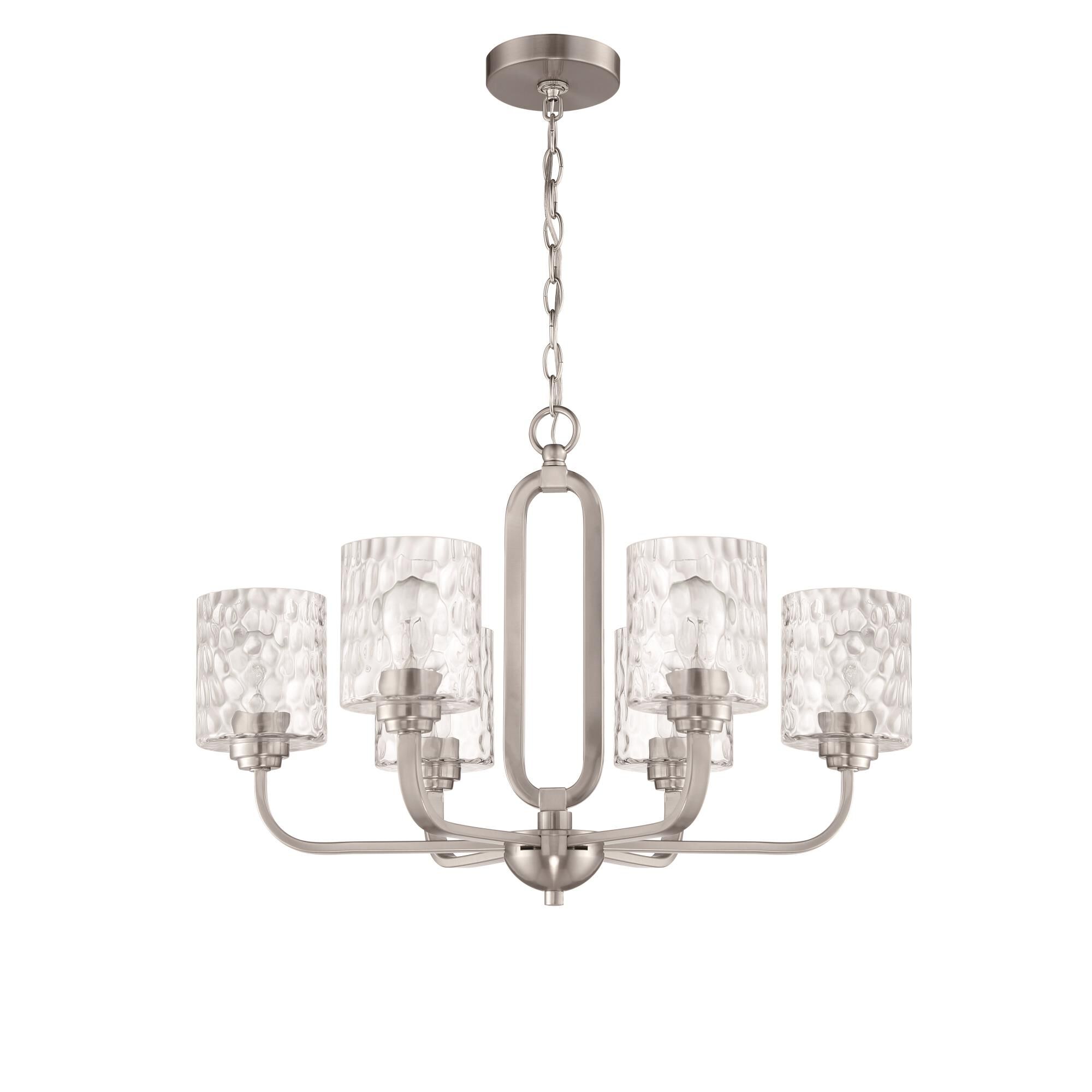 Collins 26 Inch 6 Light Chandelier by Craftmade