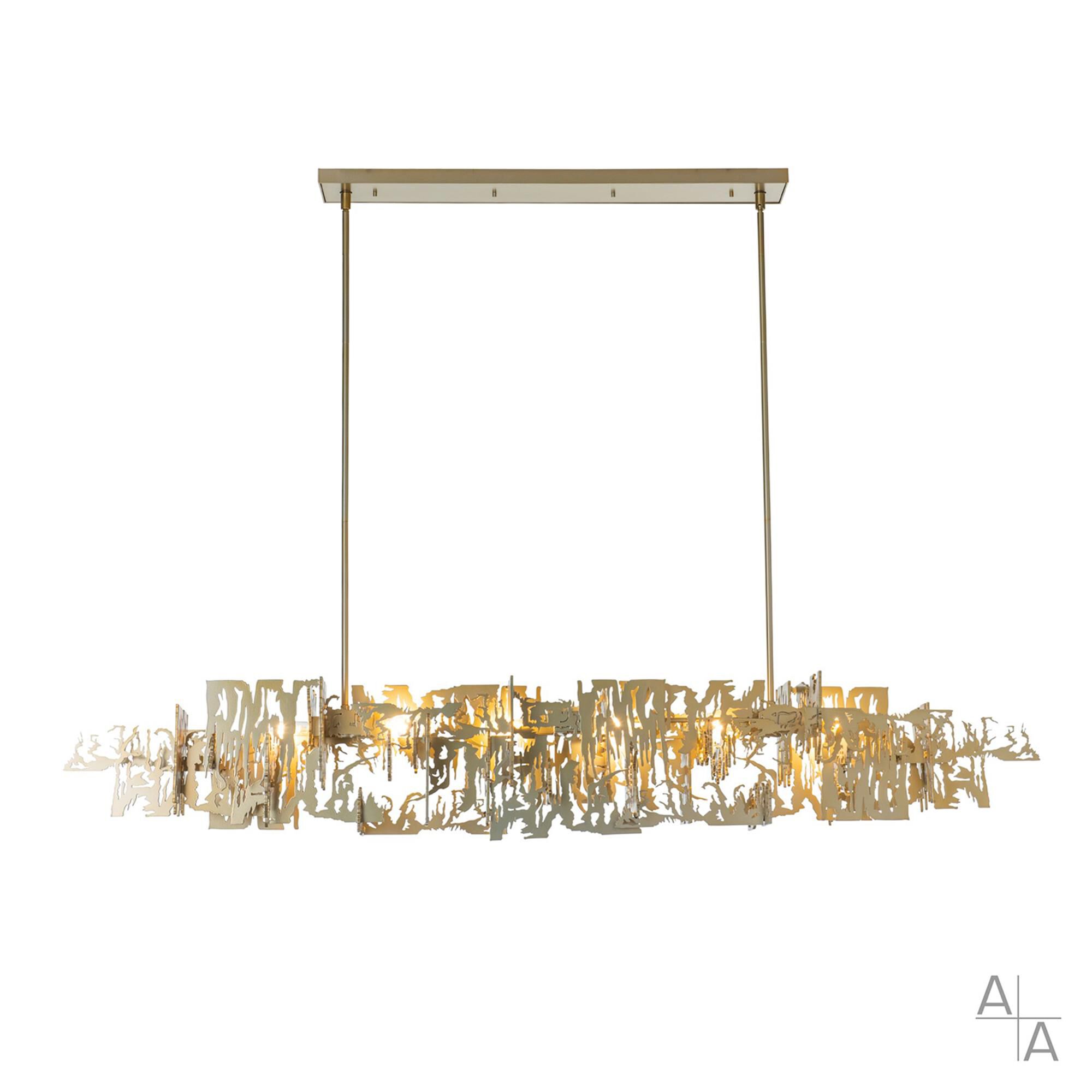 Brutus 63 Inch Linear Suspension Light by Hubbardton Forge