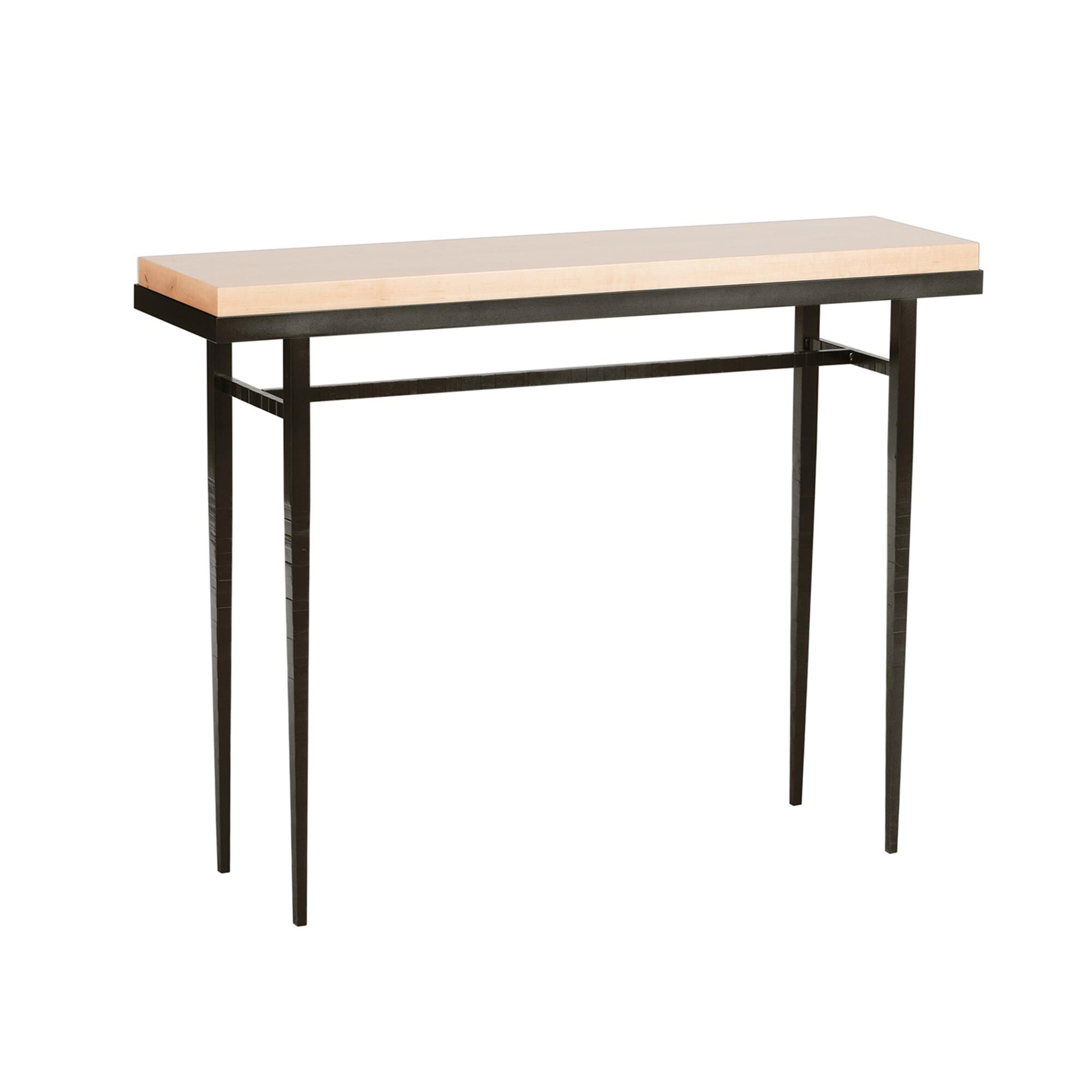 Shown in Oil Rubbed Bronze finish and Maple Natural accent