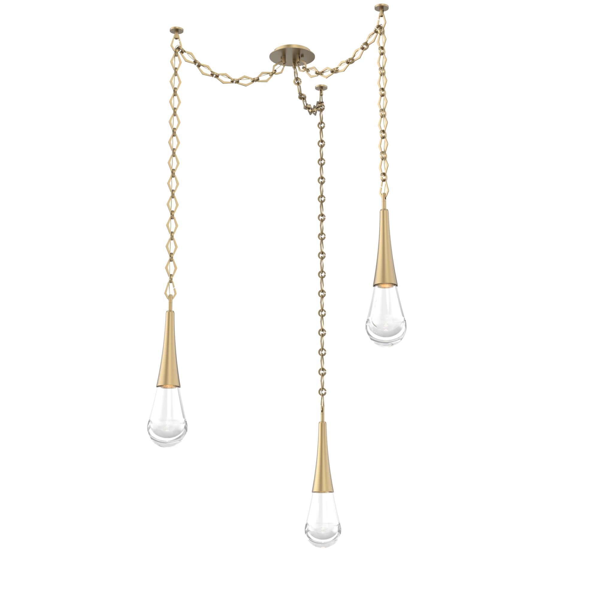 Levi Wilson Raindrop 14 Inch Multi Pendant Light by Hammerton Studio