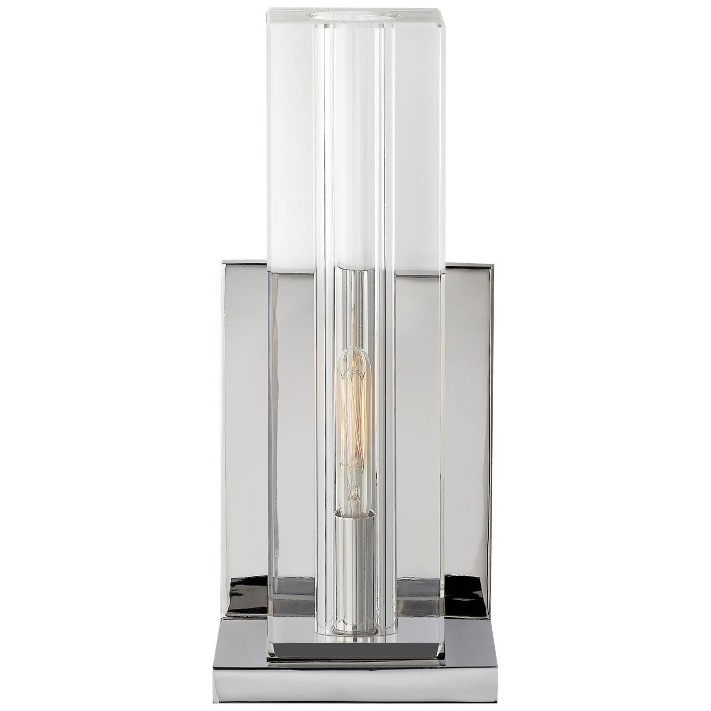 Shown in Crystal And Polished Nickel finish and No Glass  glass and NO Shade  shade