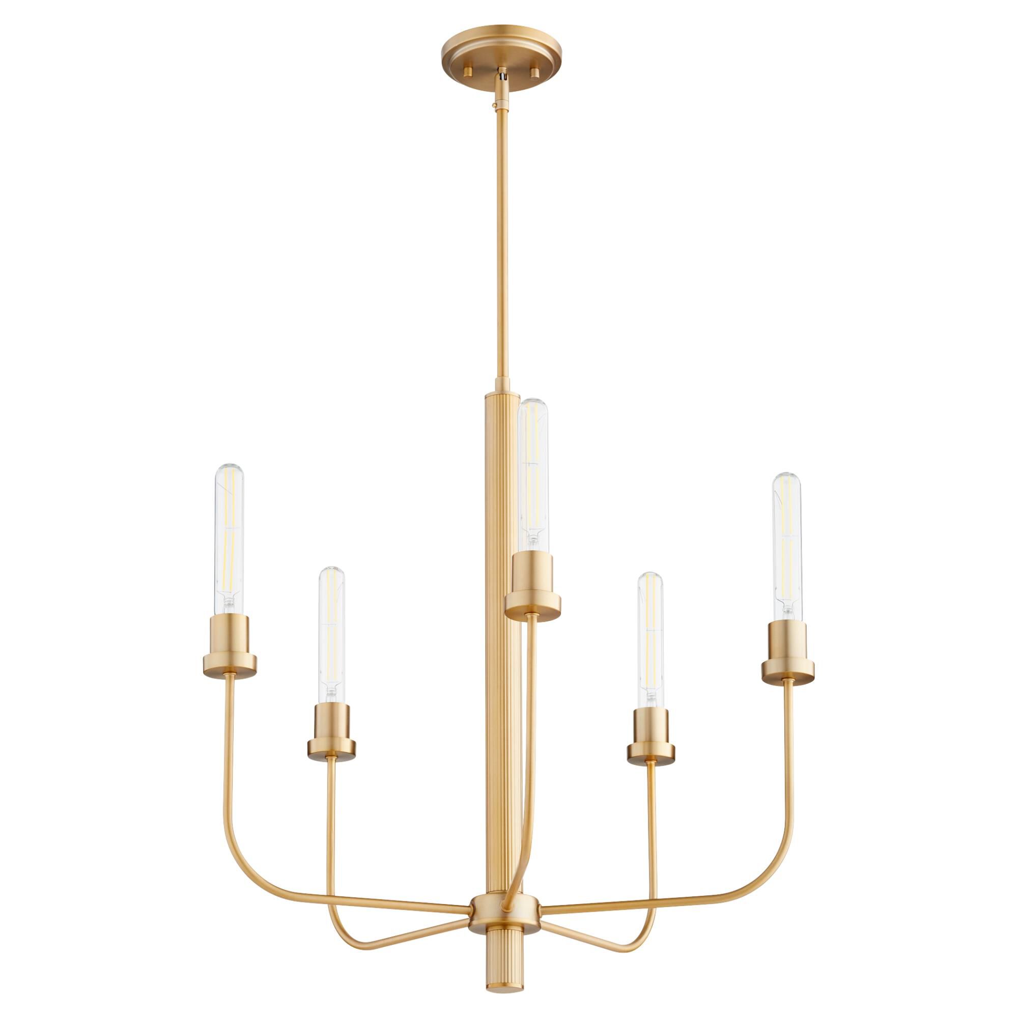 Sheridan 24 Inch 5 Light Chandelier by Quorum International