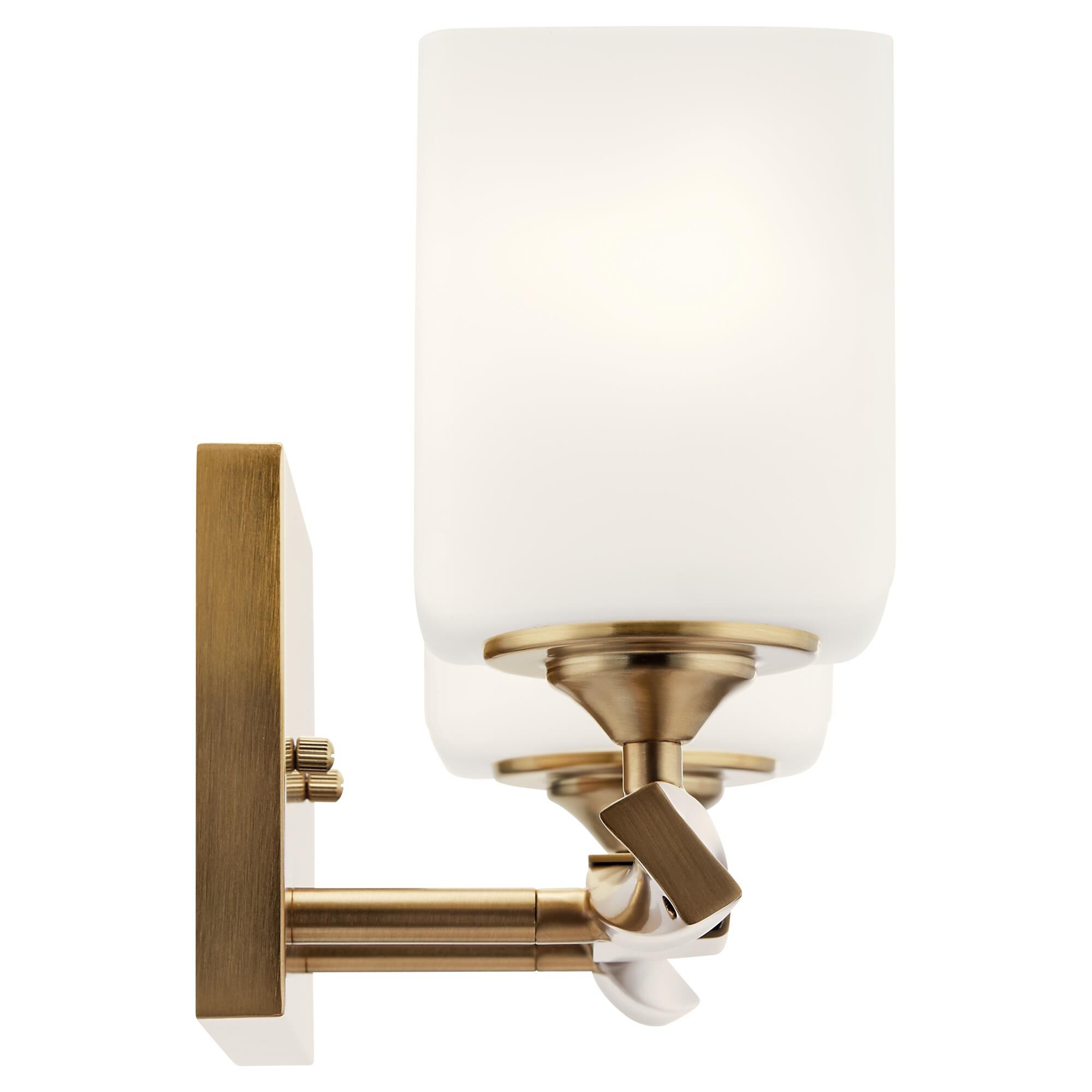 Shown in Champagne Bronze finish and Satin Etched Cased Opal glass