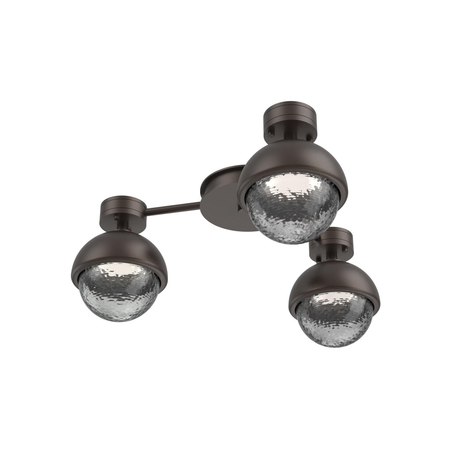 Shown in Flat Bronze finish and Smoke glass and Metal Shade Matching Finish accent