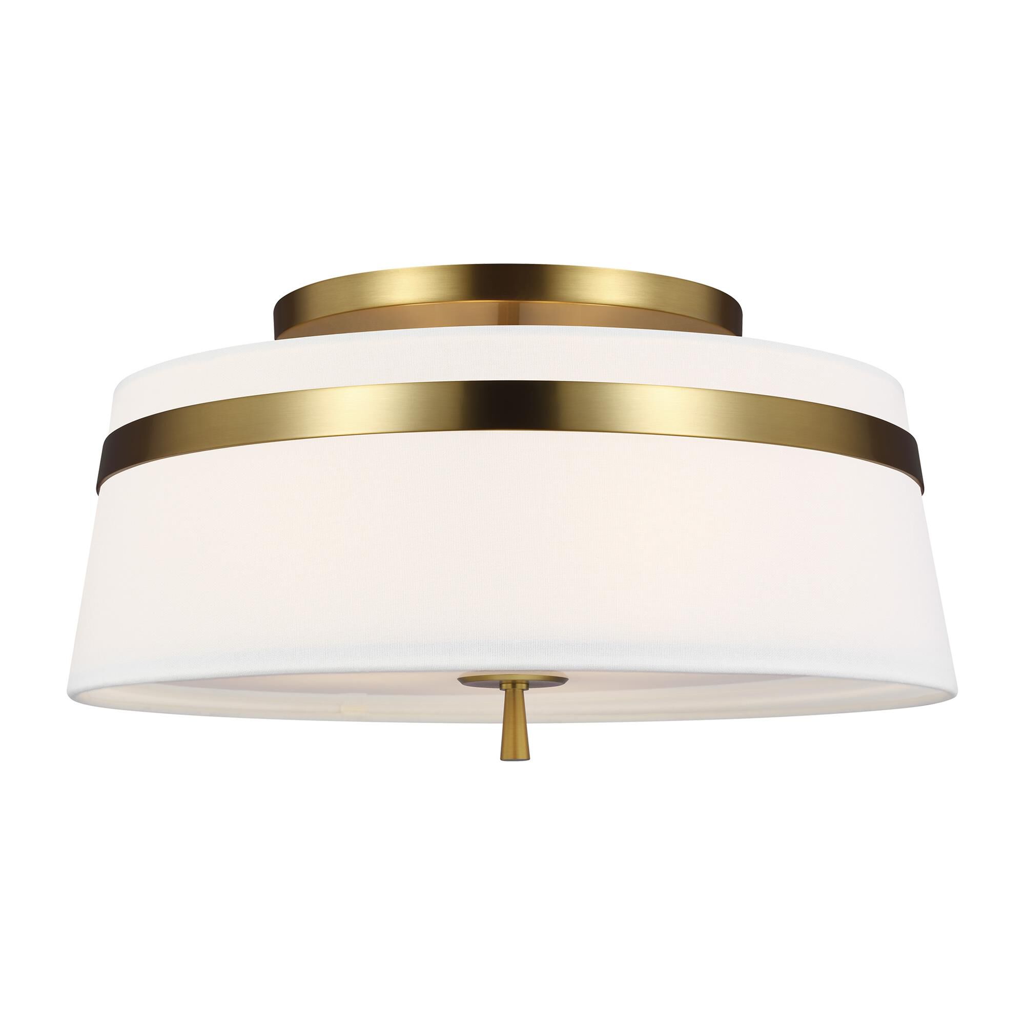 Alexa Hampton Cordtlandt 19 Inch 3 Light Semi Flush Mount,