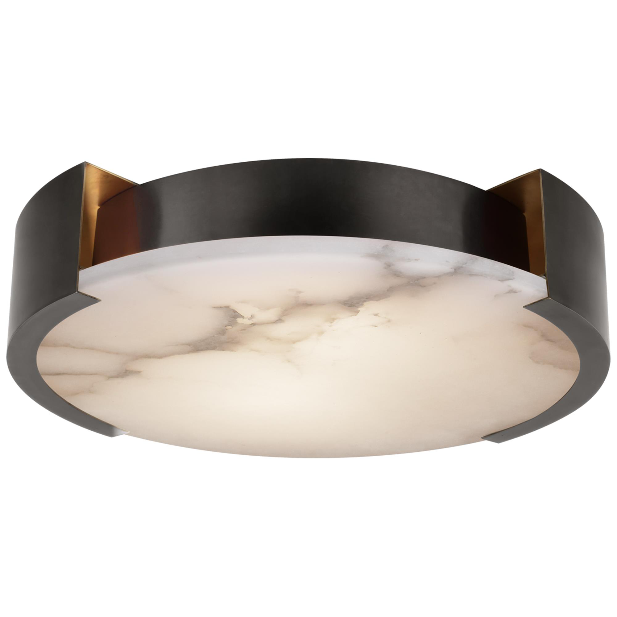 Shown in Bronze finish and Alabaster shade
