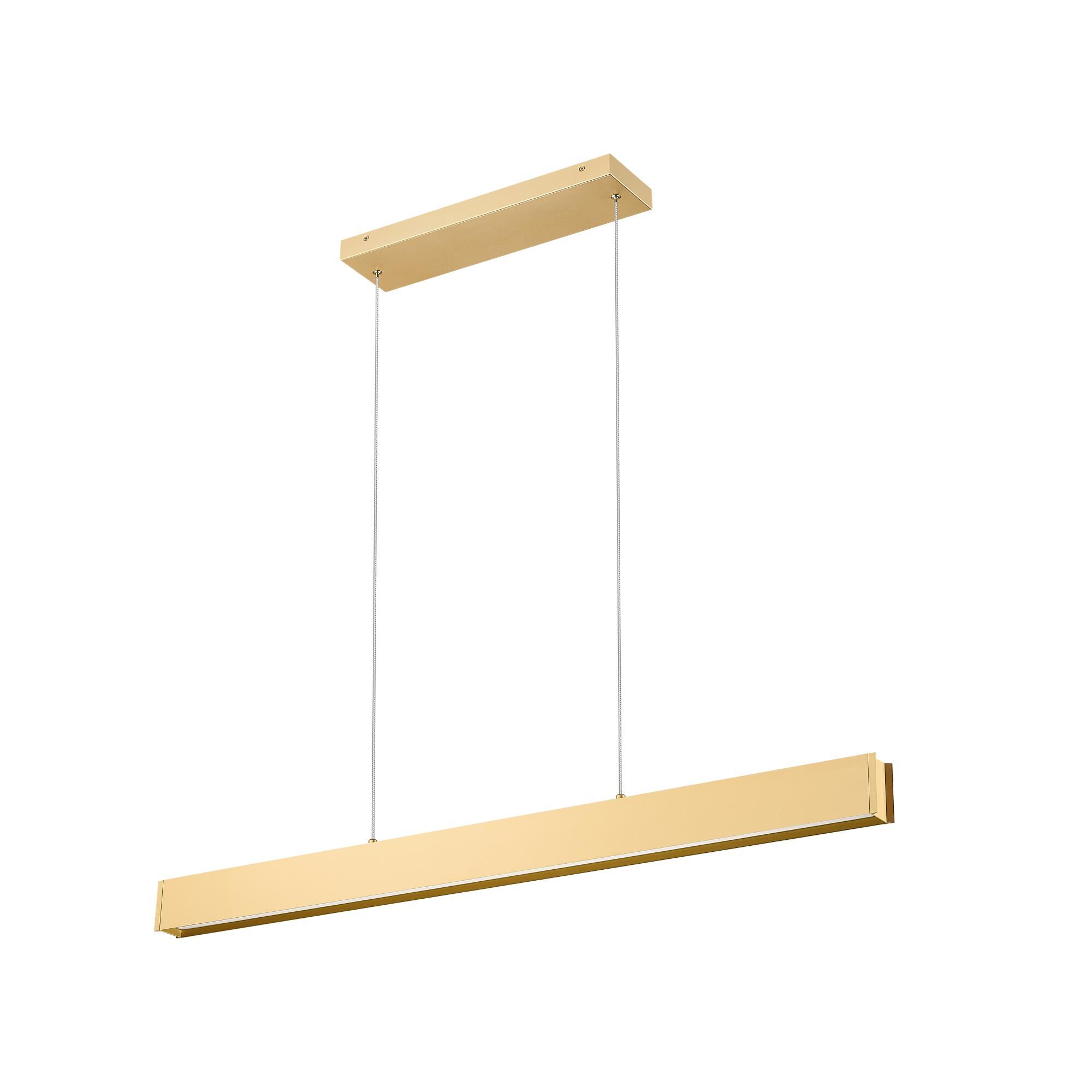 Shown in Gold finish and Frosted glass