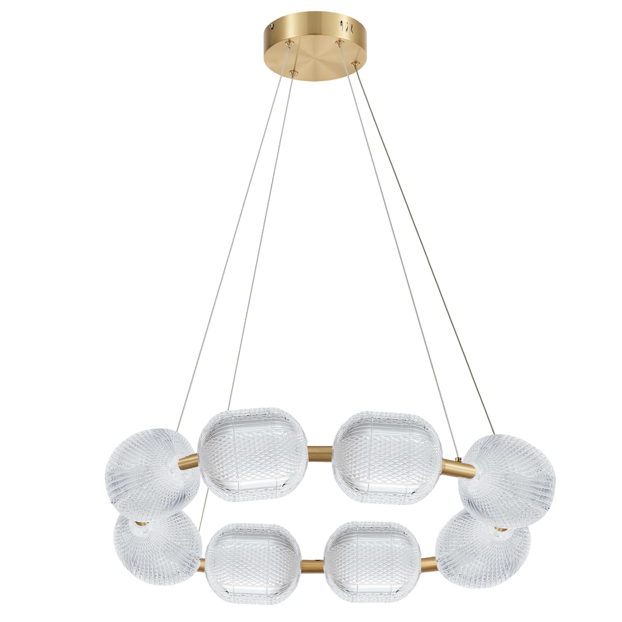 Peri 32 Inch Chandelier by Dainolite