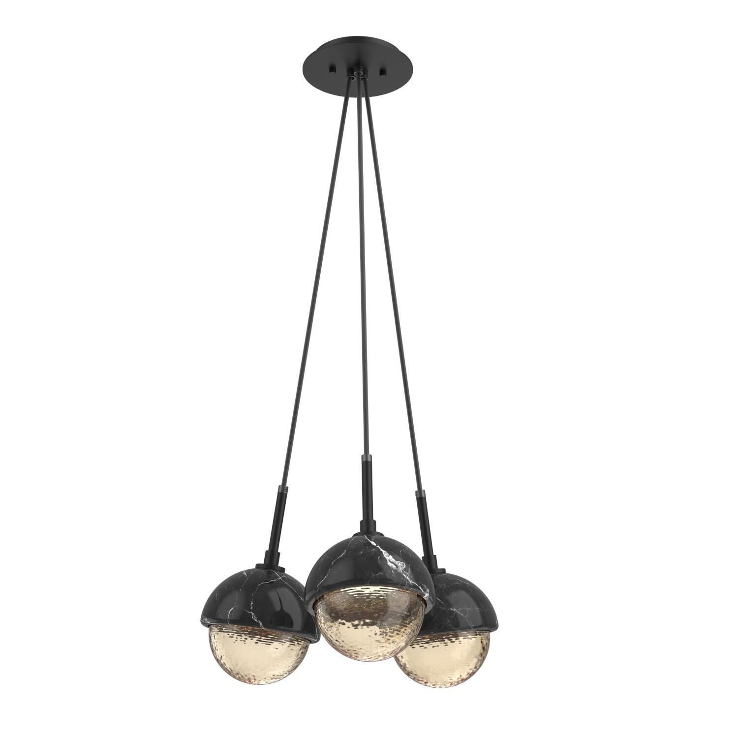 Levi Wilson Cabochon 13 Inch Multi Pendant Light by Hammerton Studio