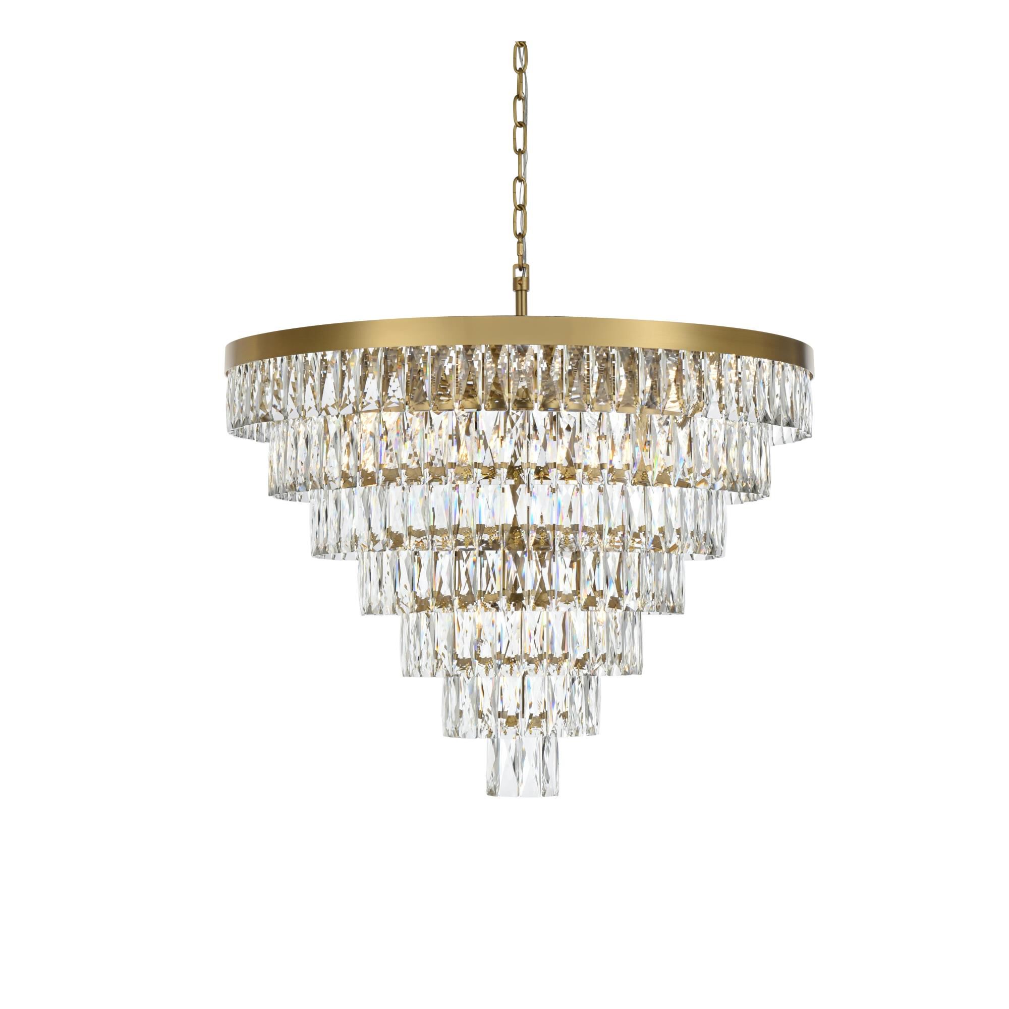 Josephine 32 Inch Chandelier by Elegant Lighting