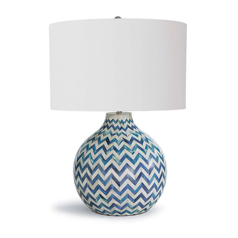 Chevron Bone Medium Table Lamp by Regina Andrew