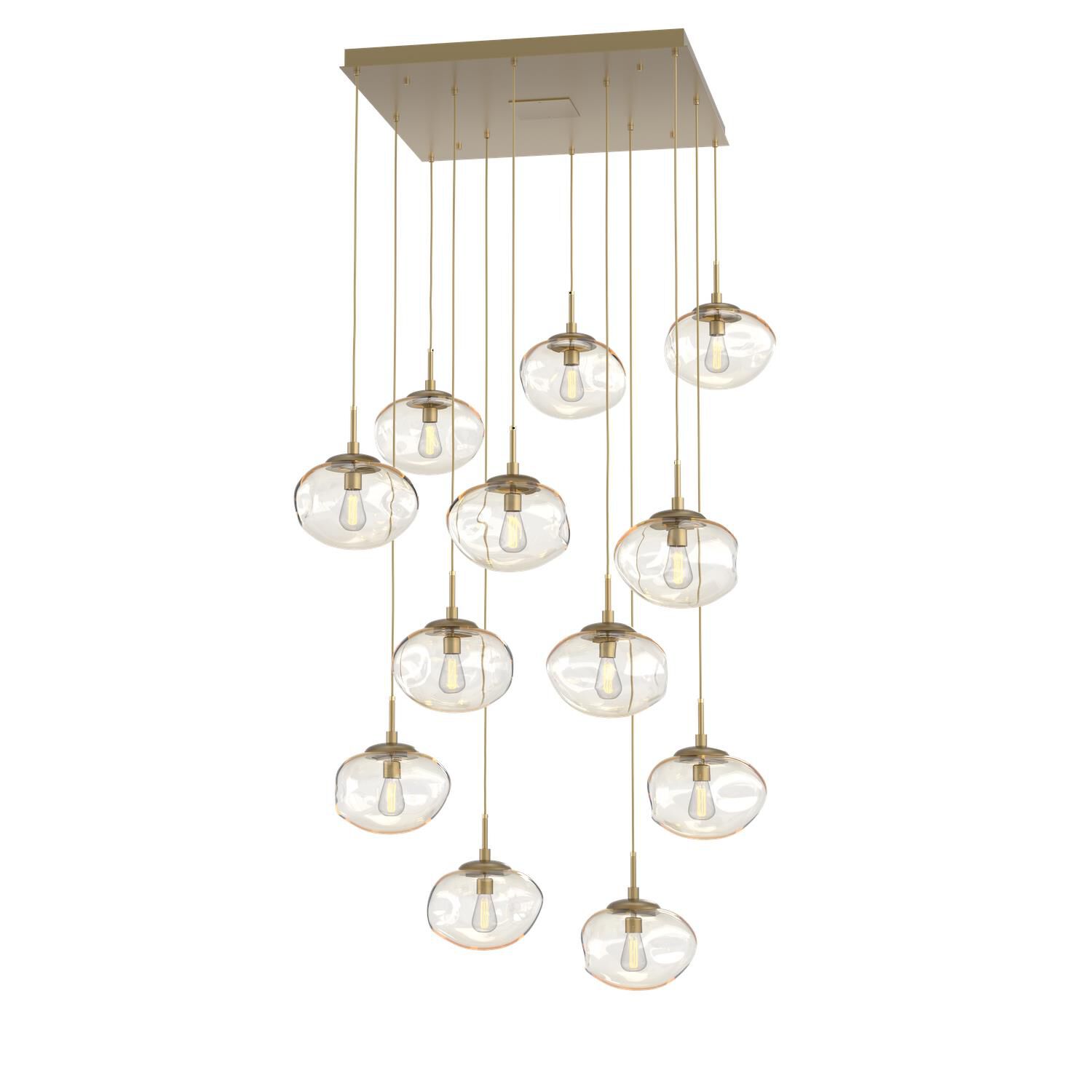 Levi Wilson Nebula 38 Inch 12 Light Multi Light Pendant by Hammerton Studio