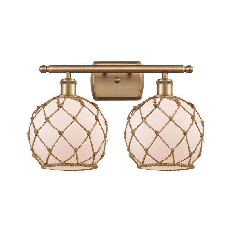 Bruno Marashlian Farmhouse Rope 18 Inch Bath Vanity Light by Innovations Lighting