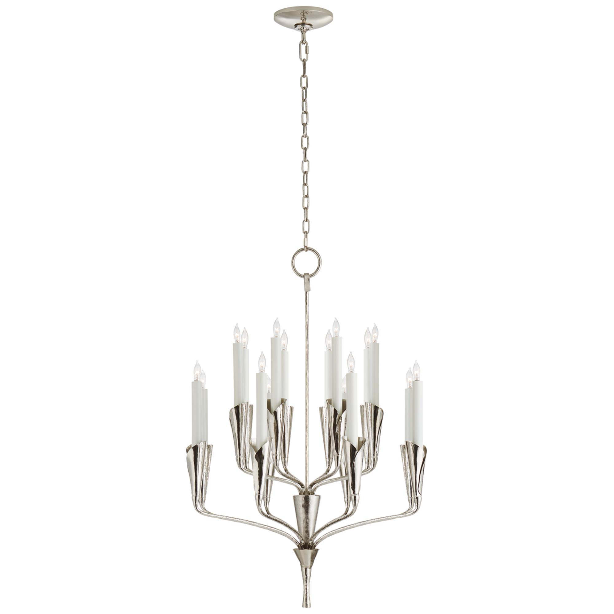 Shown in Polished Nickel finish and No Option shade