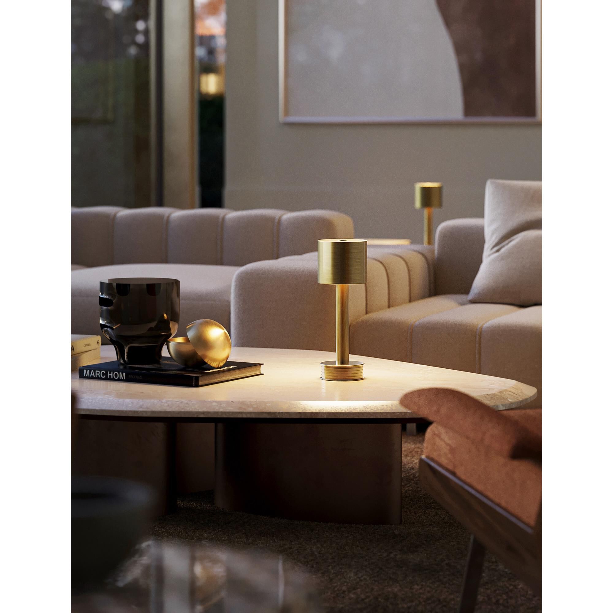 Traverse 13 Inch Rechargeable Cordless Lamp by Currey and Company