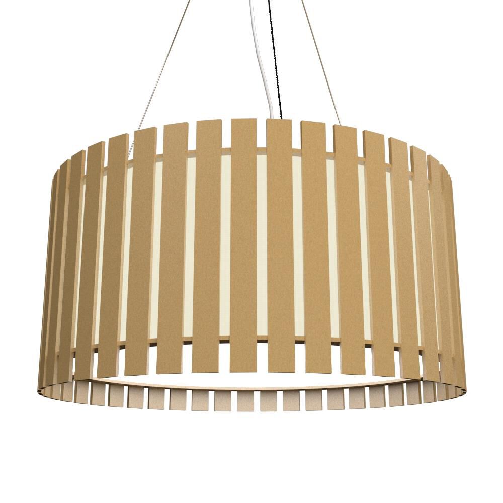 Slatted Large Pendant by Accord Lighting
