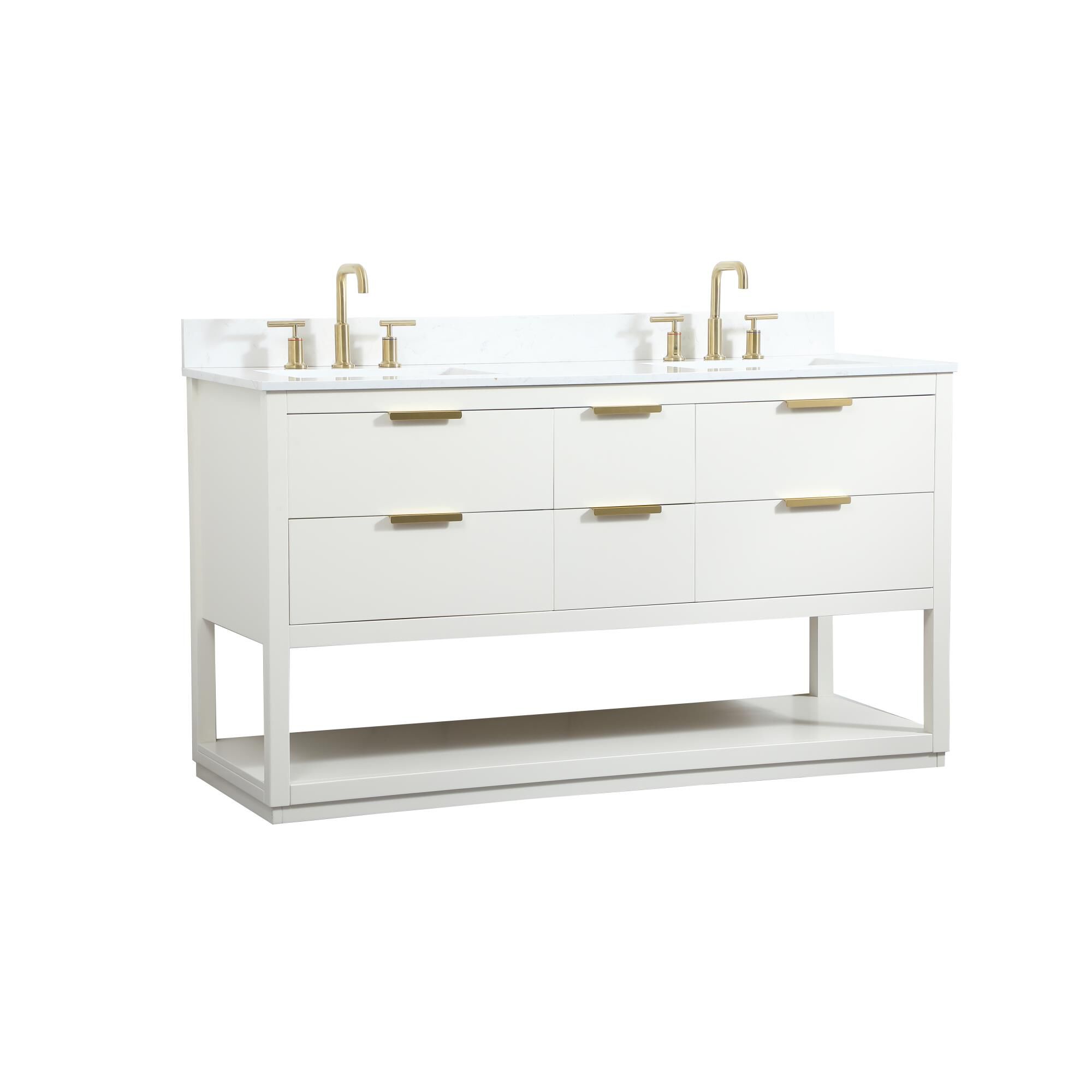 Larkin 60 Inch Bath Vanity by Elegant Decor