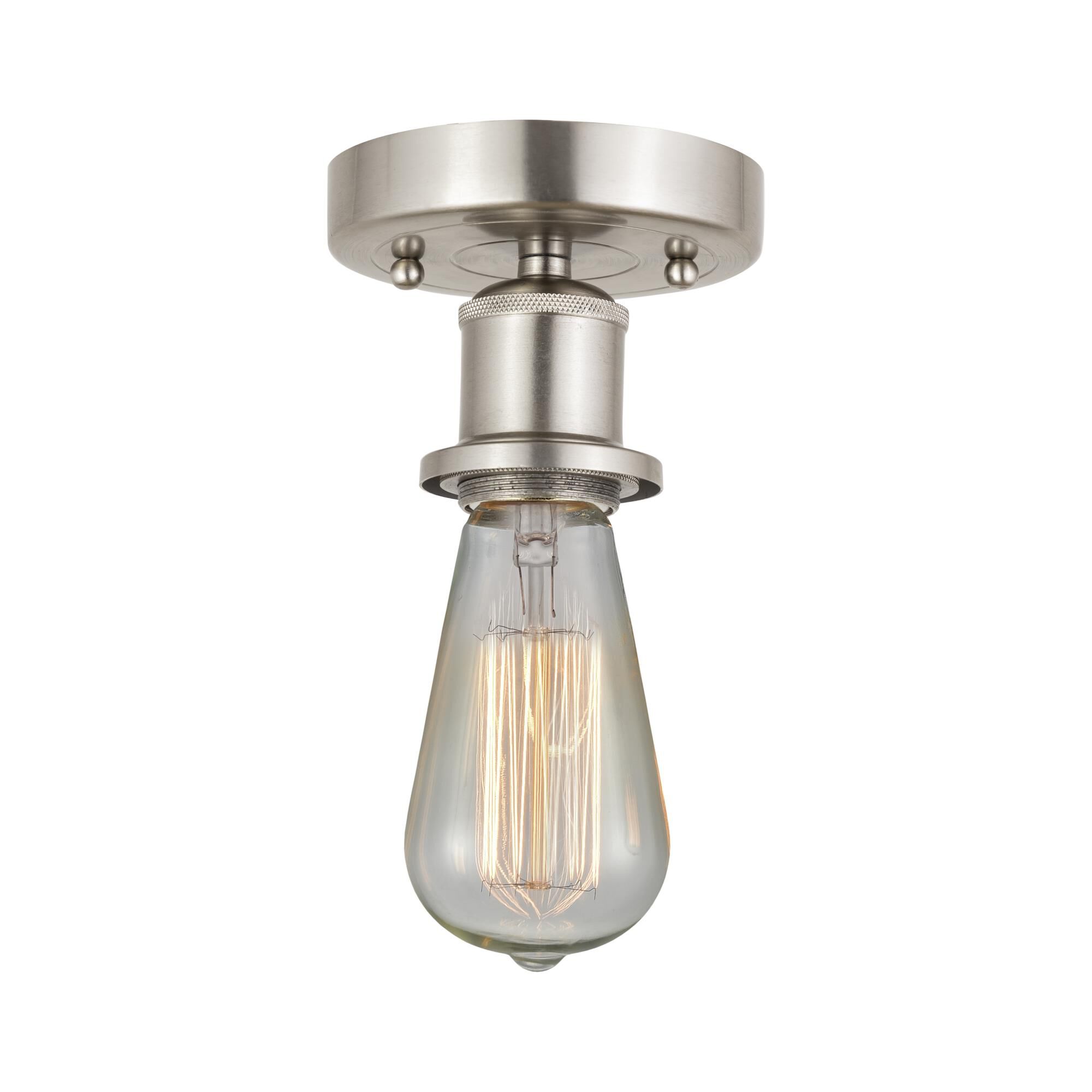 Bruno Marashlian Bare Bulb 2 Inch 1 Light Semi Flush Mount by Innovations Lighting