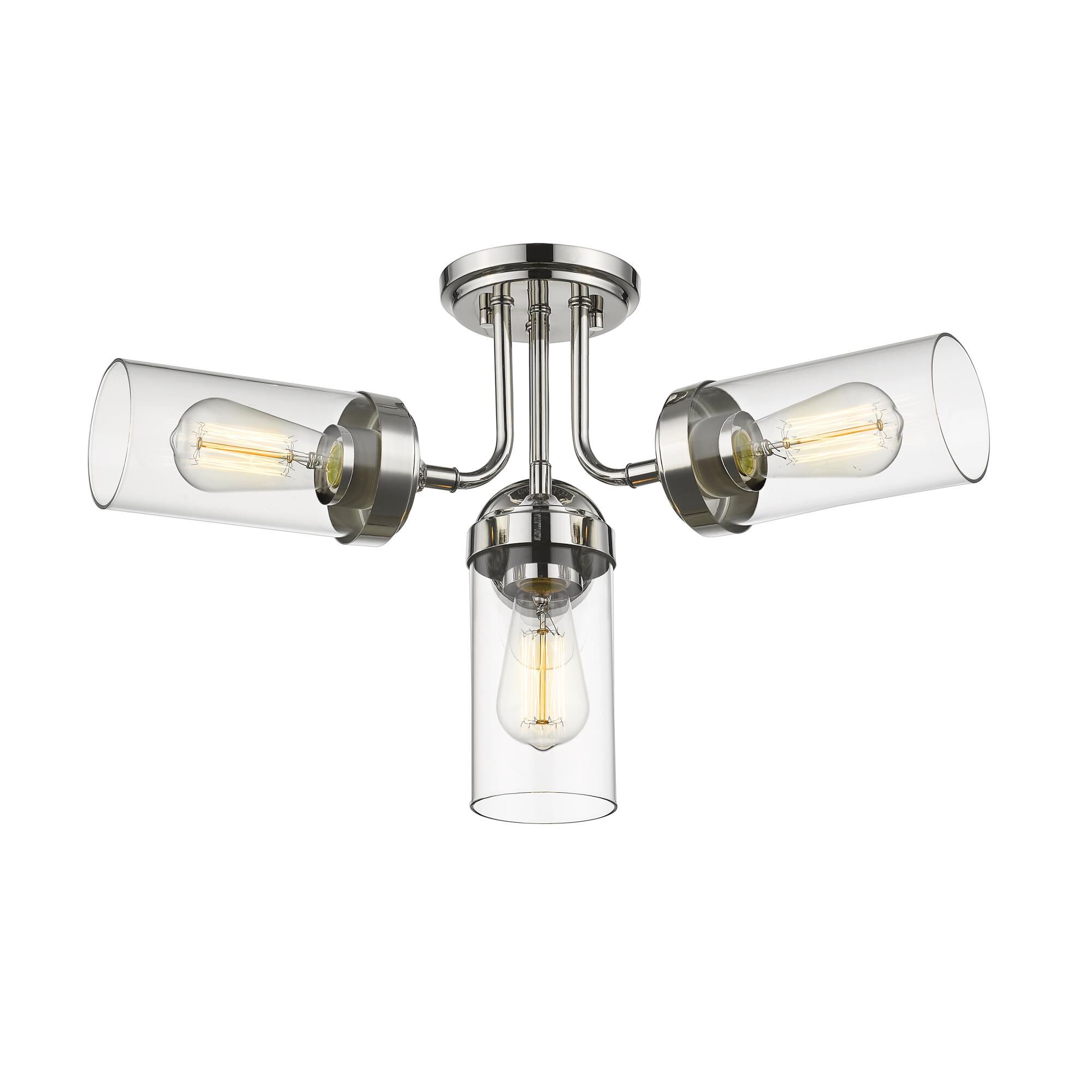 Calliope 22 Inch 4 Light Semi Flush Mount by Z-Lite