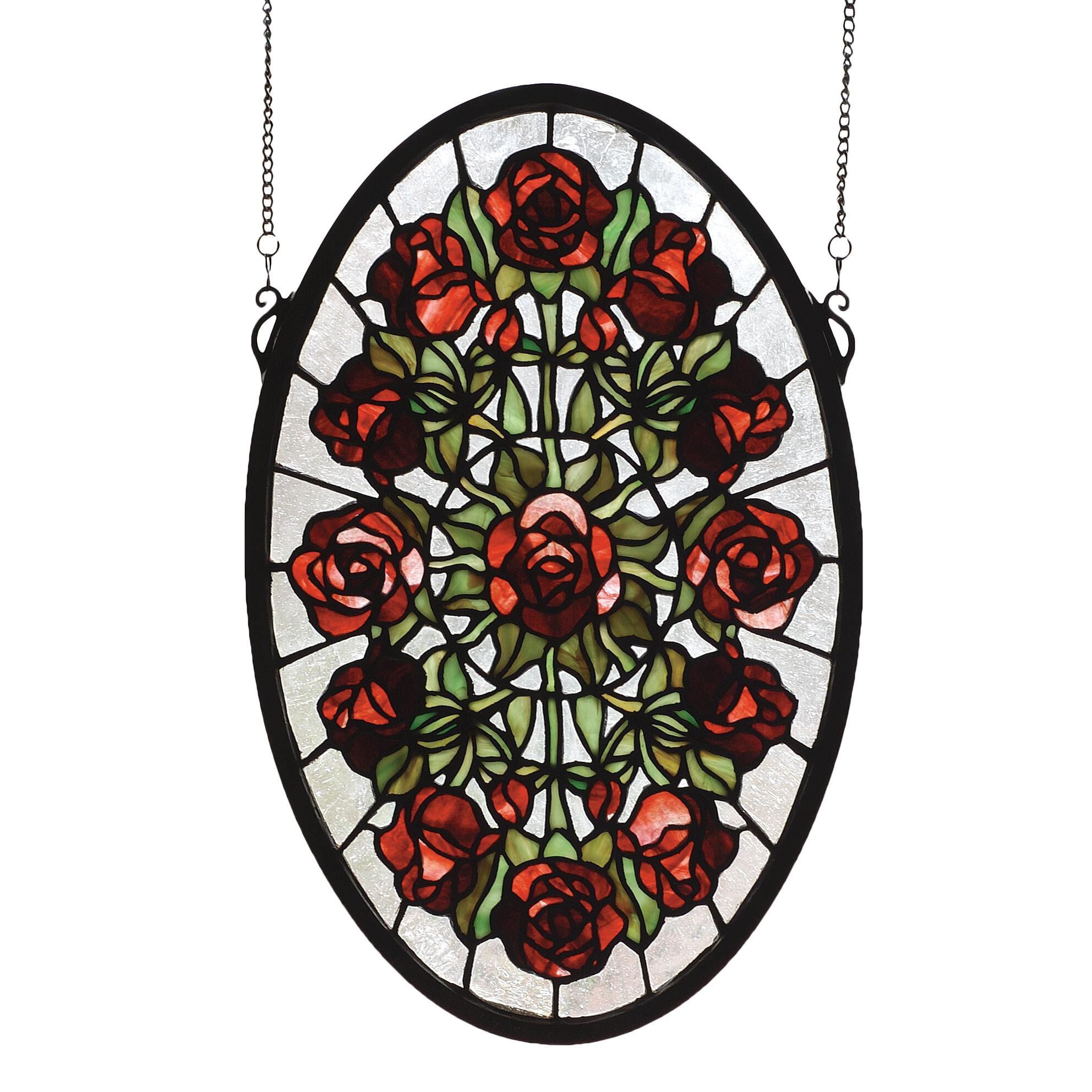 Oval Rose Garden Alternative Wall Art by Meyda Lighting