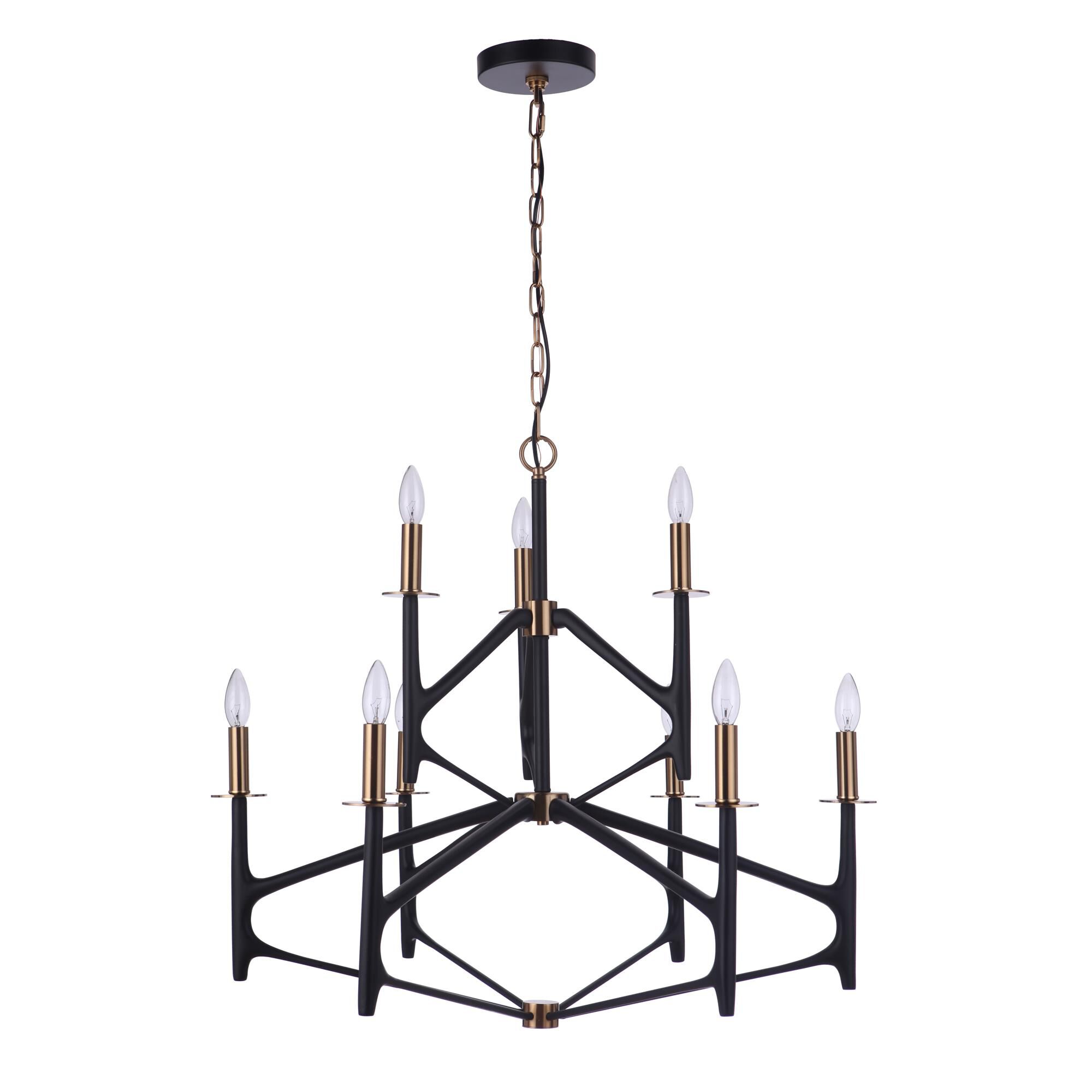 The Reserve 32 Inch 9 Light Chandelier by Craftmade