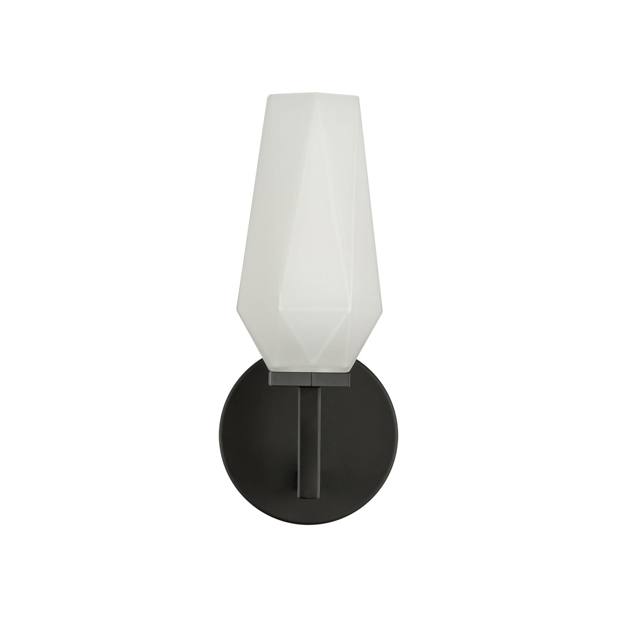 Shown in Brushed Gold/Opal Glass|matte Black/Opal Glass finish and Opal glass and Opal Glass shade