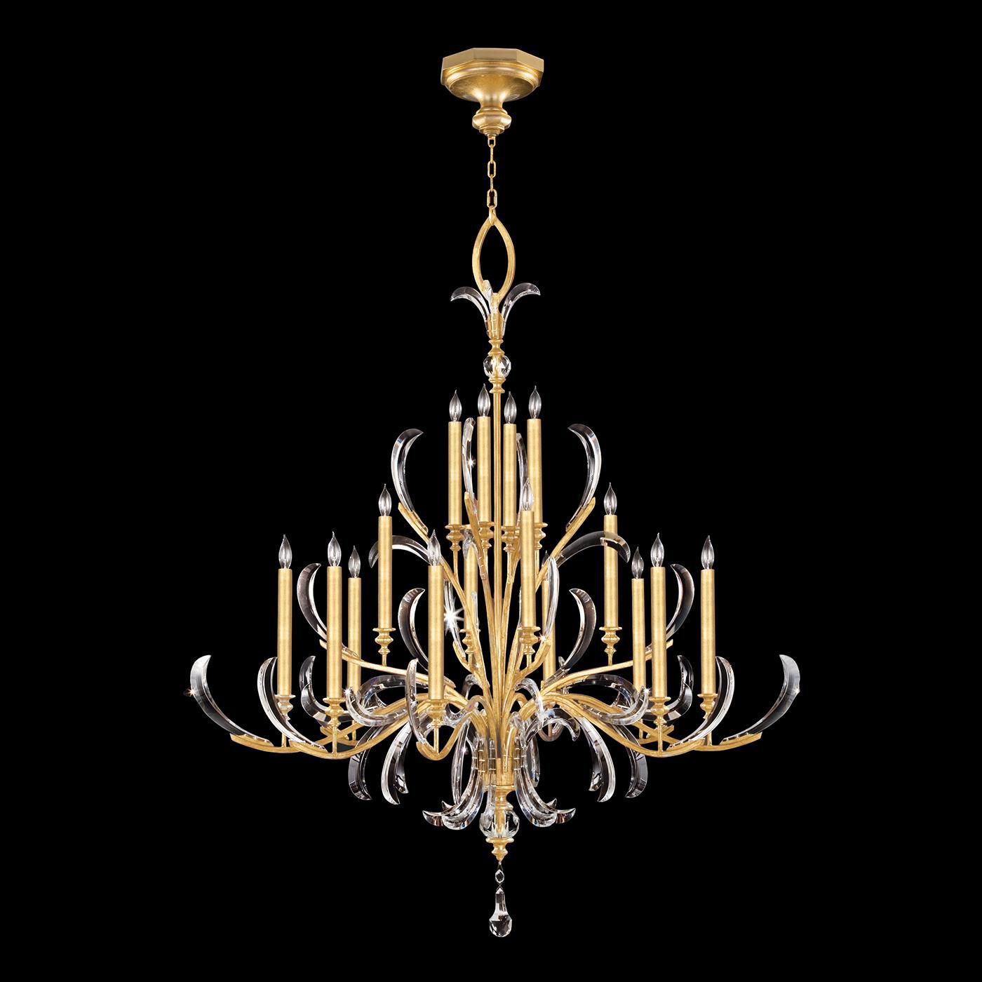 Beveled Arcs Chandelier by Fine Art Handcrafted Lighting