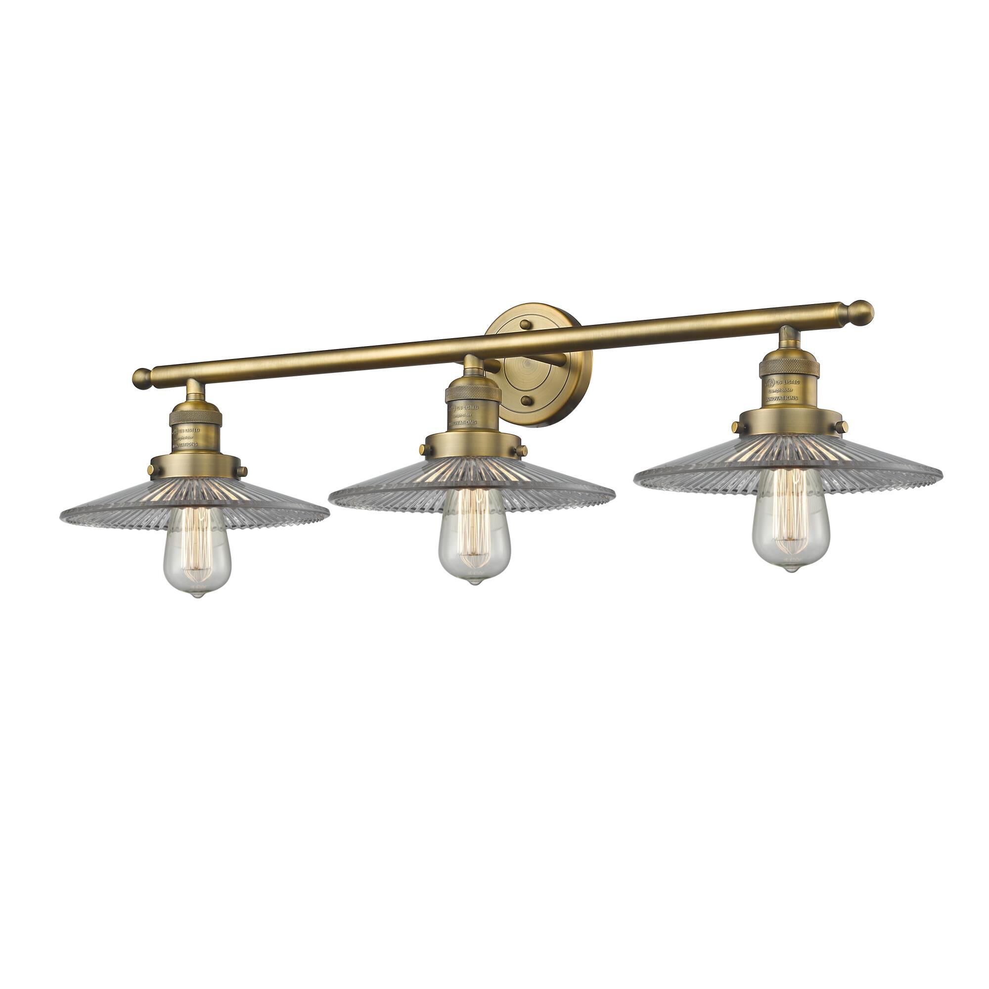 Bruno Marashlian Halophane 32 Inch 3 Light Bath Vanity Light by Innovations Lighting