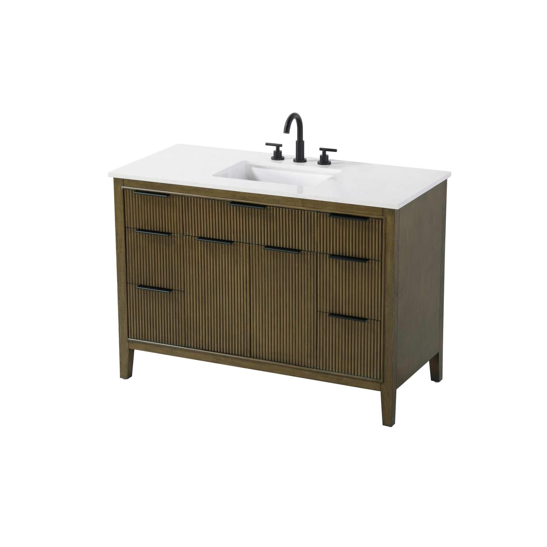 Langston 48 Inch Bath Vanity by Elegant Decor