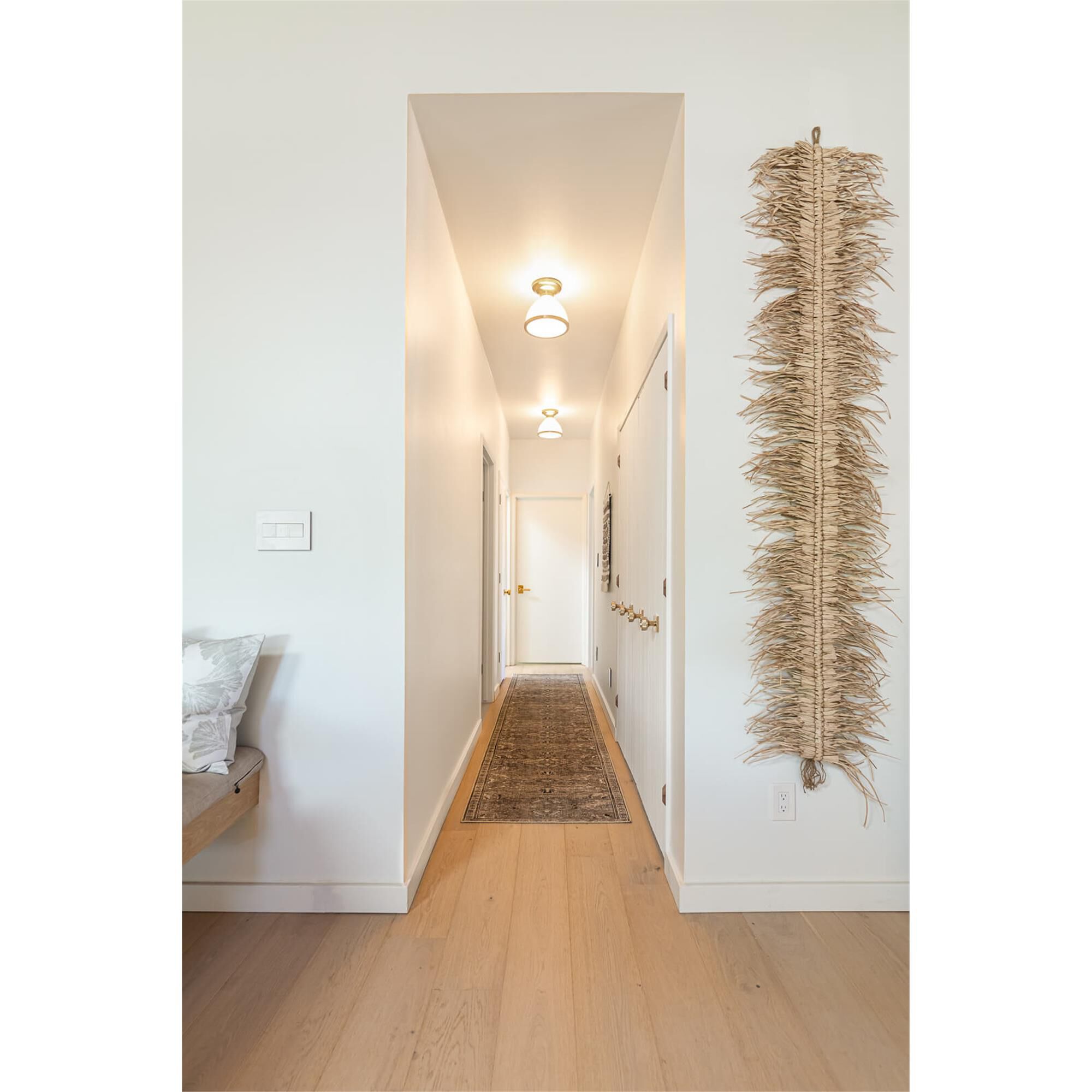 Randolph 10 Inch Semi Flush Mount,