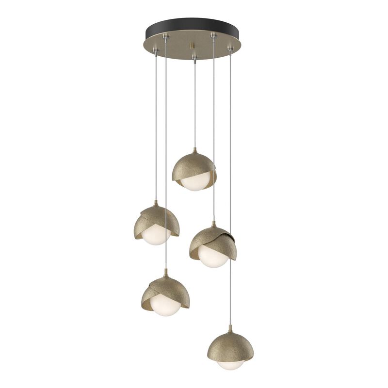 Brooklyn 16 Inch 5 Light Multi Light Pendant by Hubbardton Forge