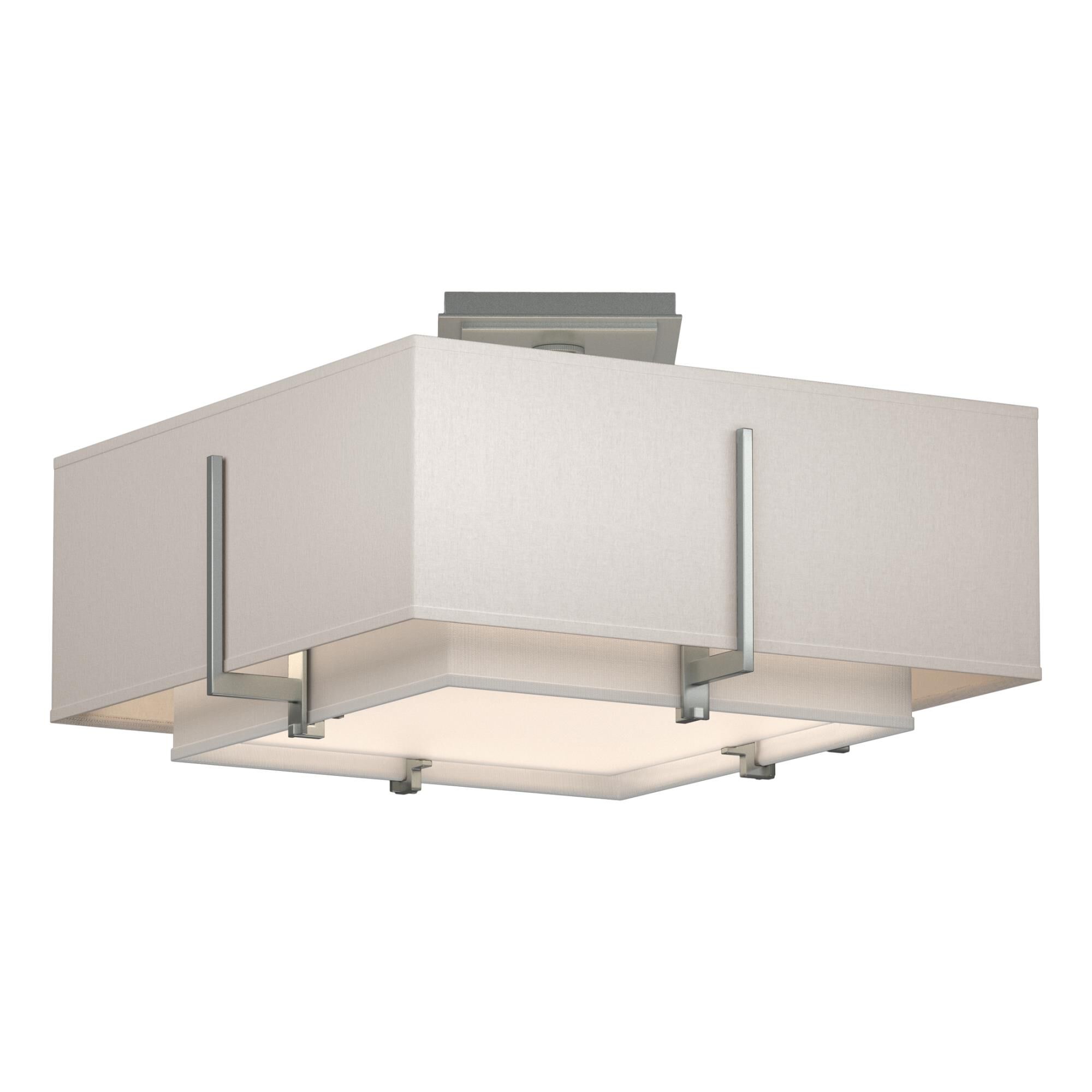 Exos 16 Inch 2 Light Semi Flush Mount by Hubbardton Forge