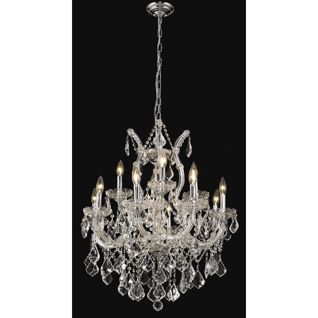 Maria Theresa 27 Inch 13 Light Chandelier by Elegant Lighting