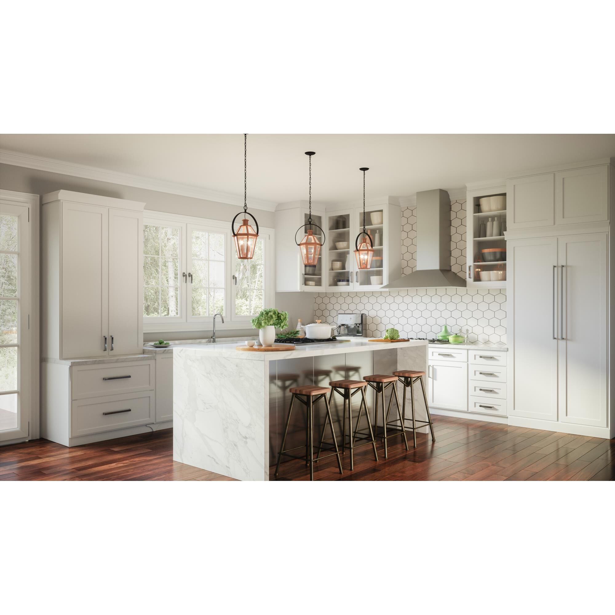 Burdett 15 Inch Large Pendant by Quoizel